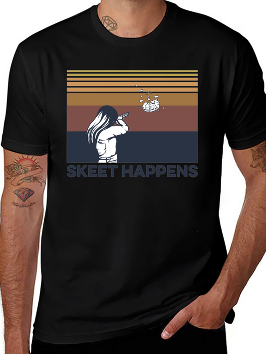 Skeet Happens T-Shirt - Clay Target Shooting Tee