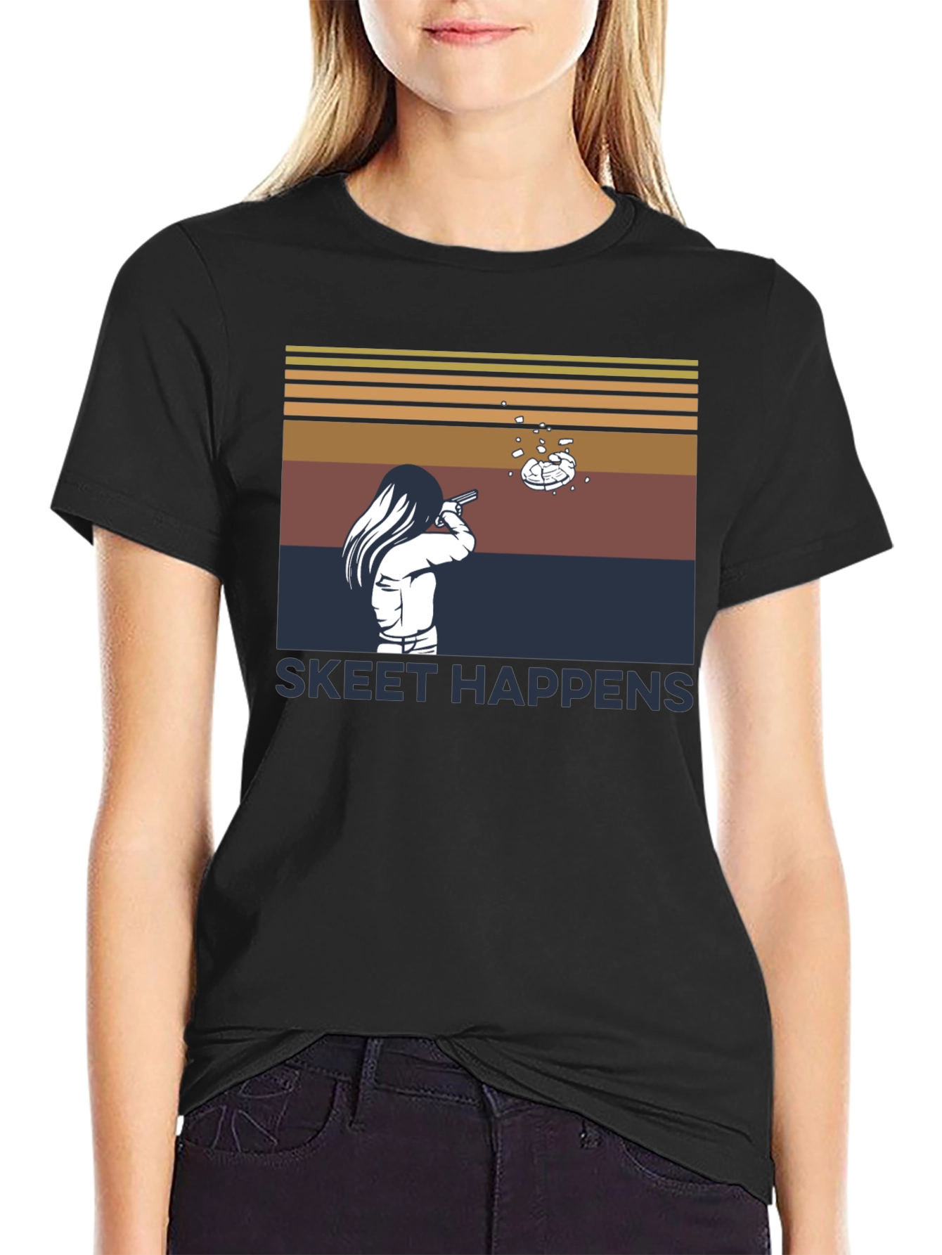 Skeet Happens T-Shirt - Clay Target Shooting Tee