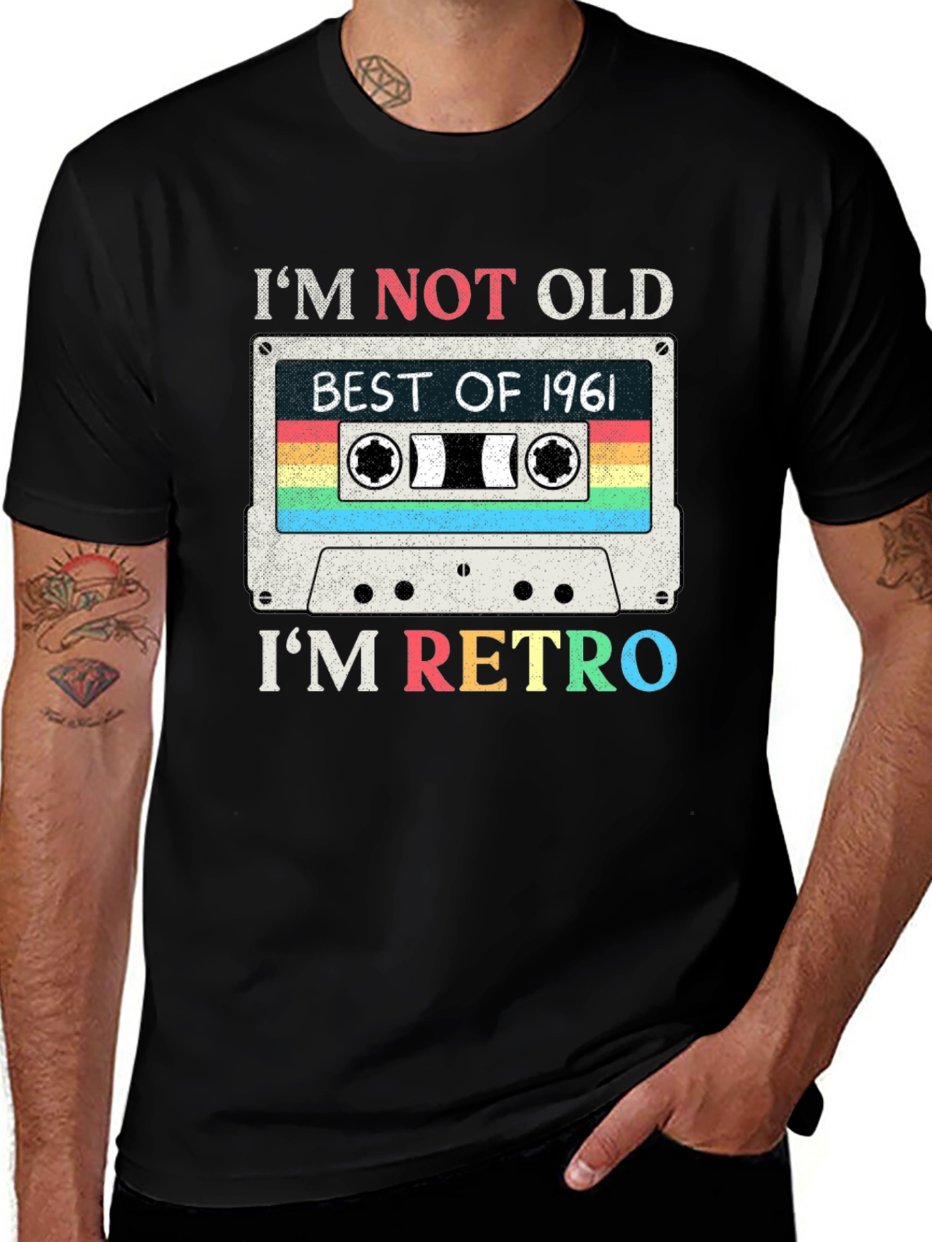 Retro 1961 Cassette Tape T-Shirt