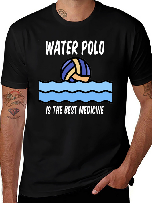 Water Polo Best Medicine Graphic T-Shirt