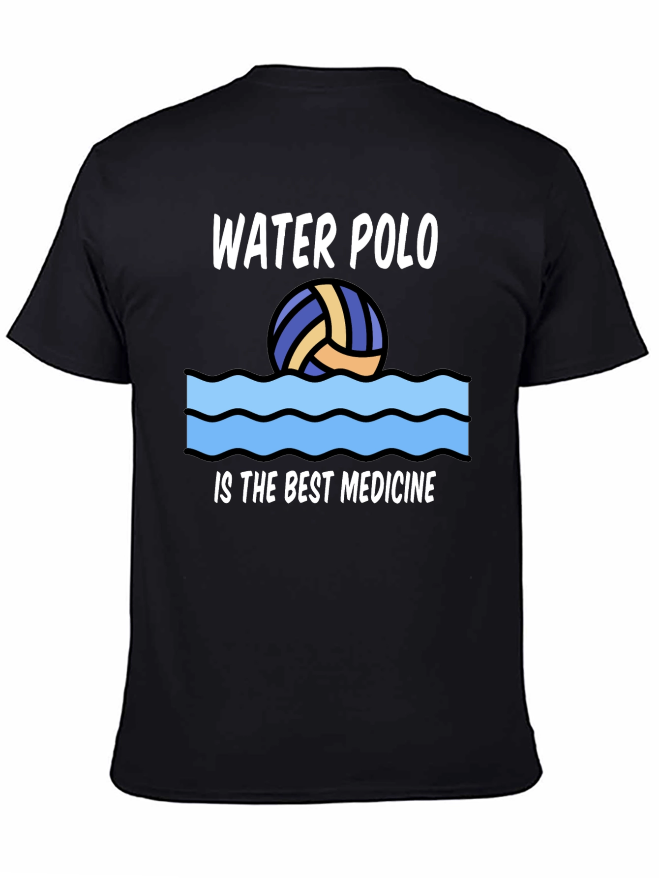 Water Polo Best Medicine Graphic T-Shirt