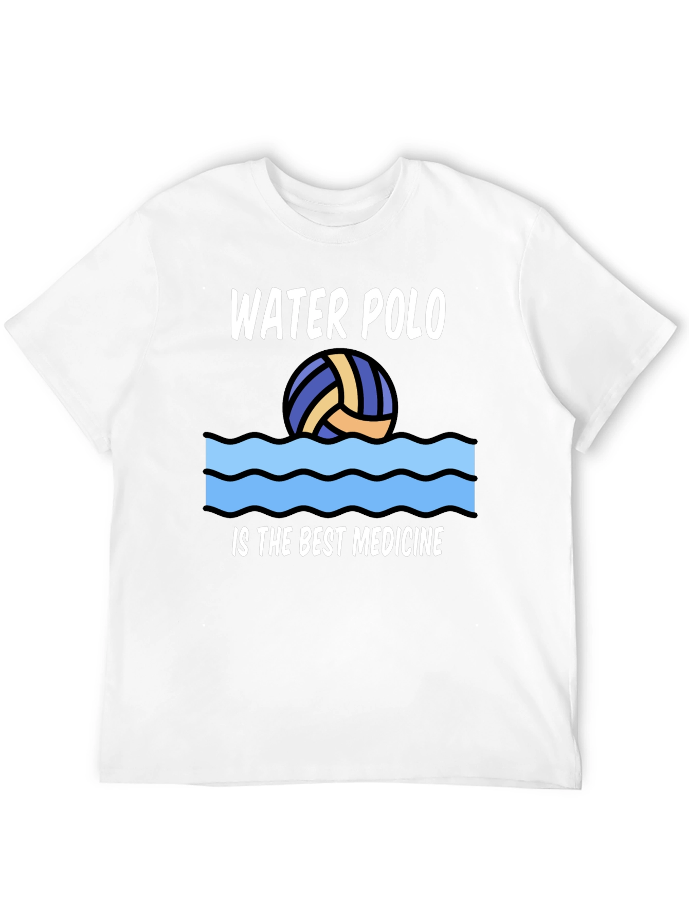 Water Polo Best Medicine Graphic T-Shirt