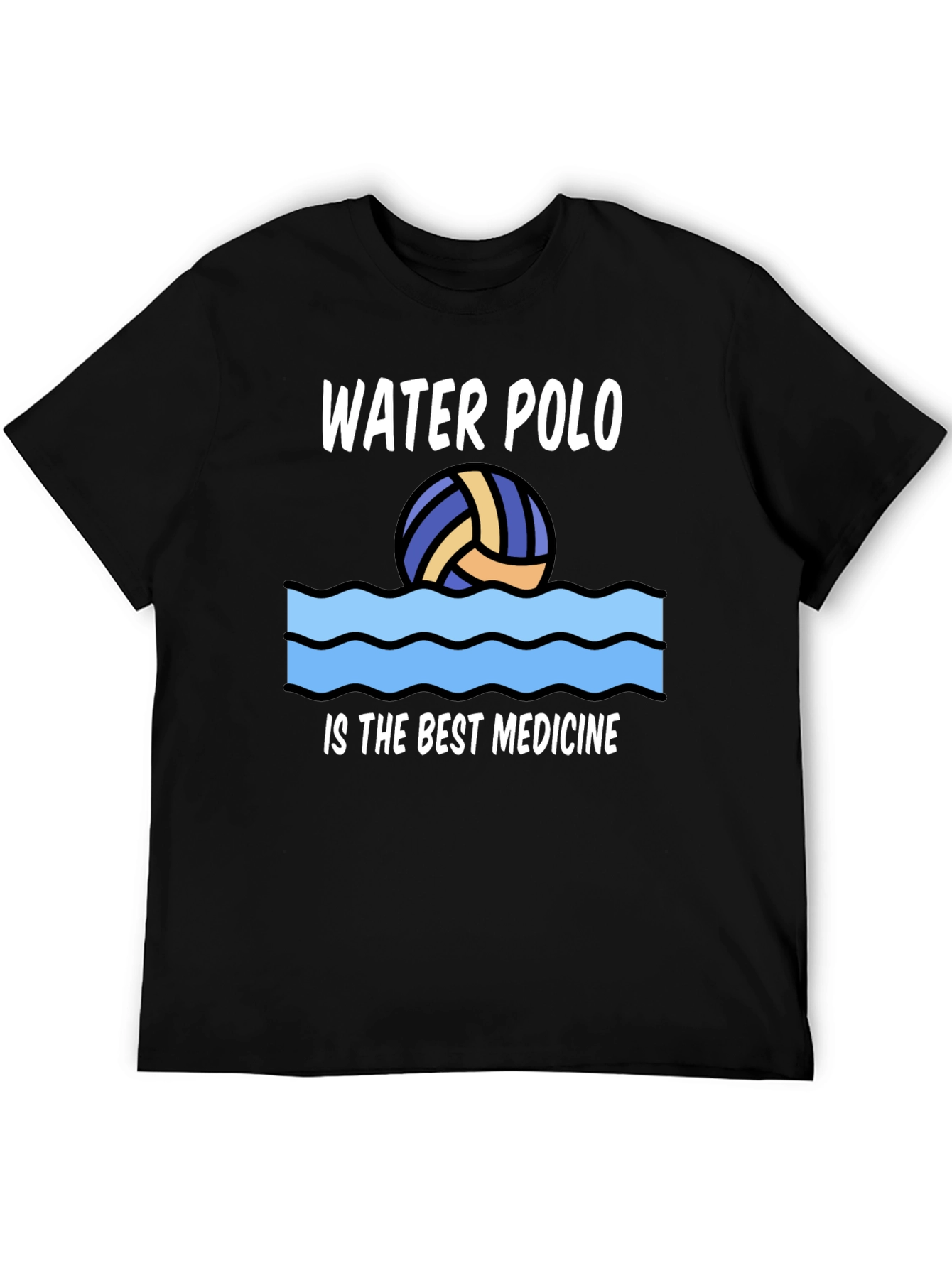 Water Polo Best Medicine Graphic T-Shirt