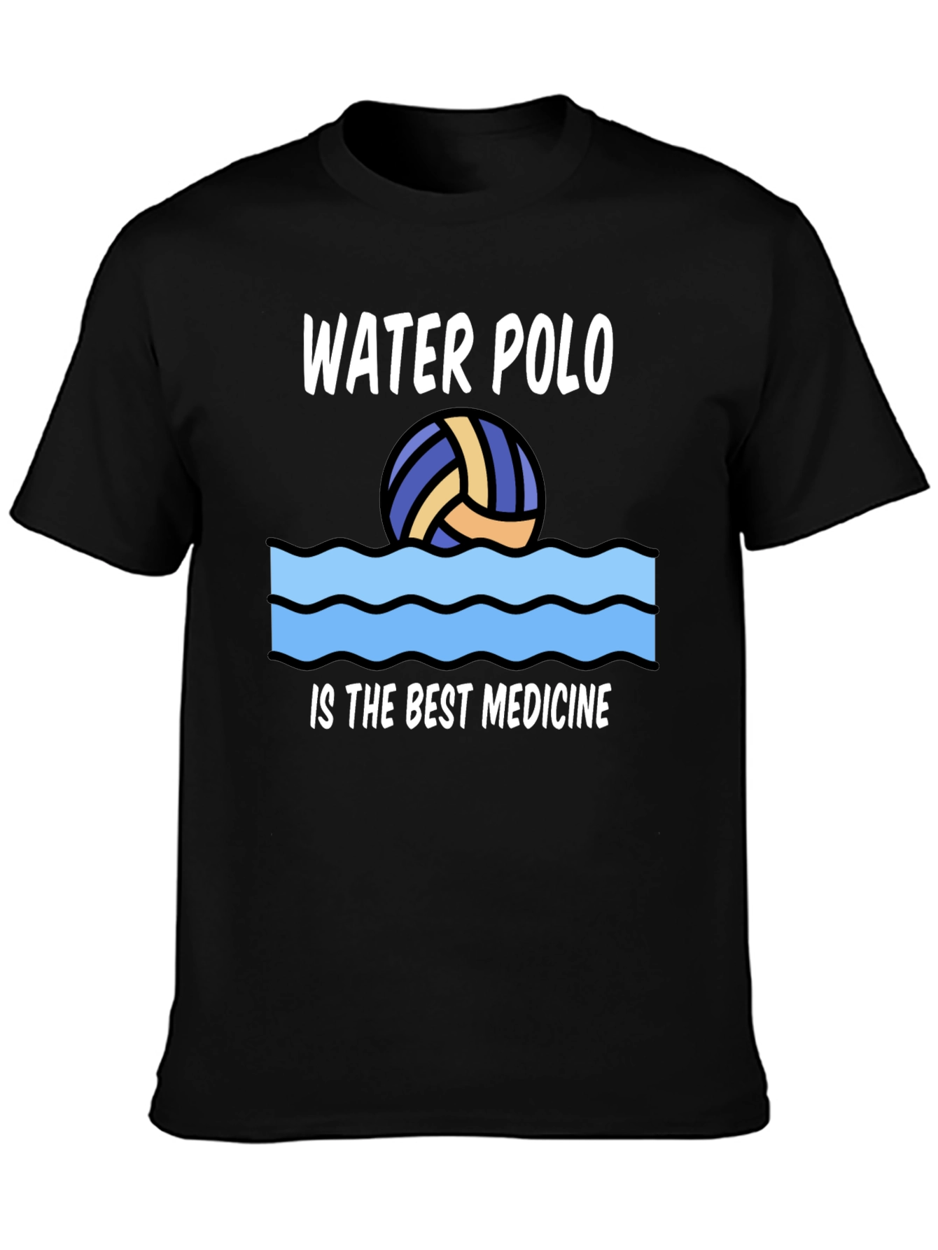 Water Polo Best Medicine Graphic T-Shirt