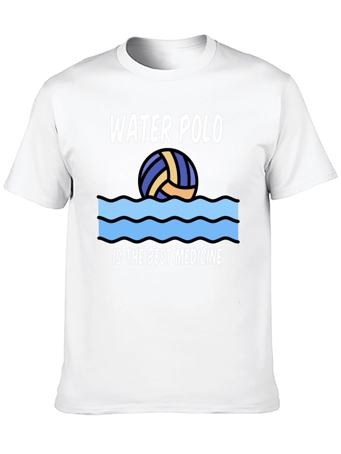 Water Polo Best Medicine Graphic T-Shirt