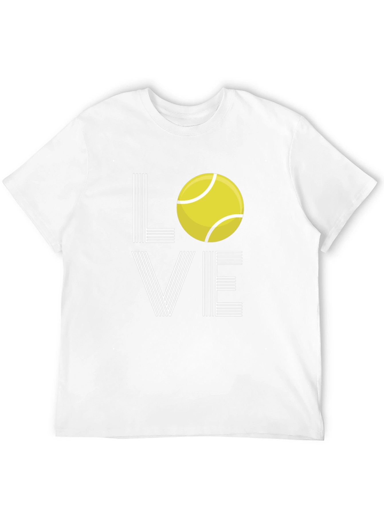 Love Tennis Graphic Tee - Unisex Black T-Shirt