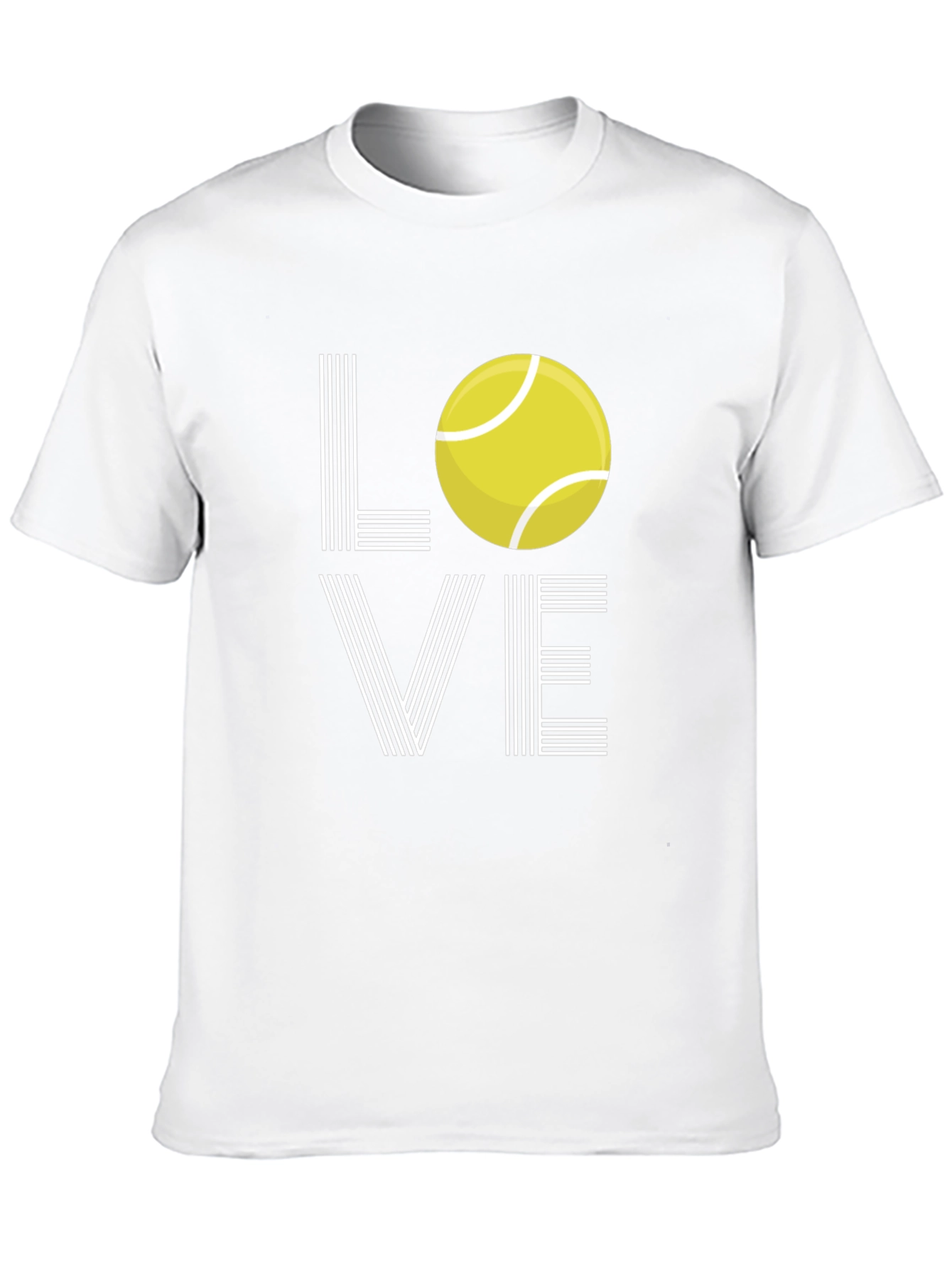 Love Tennis Graphic Tee - Unisex Black T-Shirt