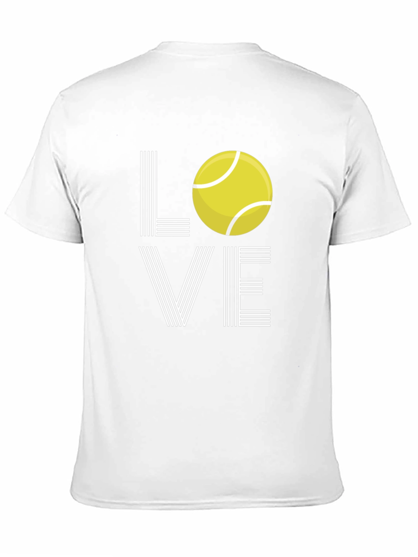 Love Tennis Graphic Tee - Unisex Black T-Shirt