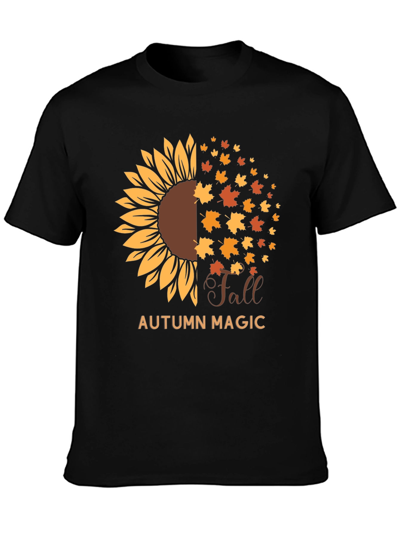 Autumn Magic Sunflower Graphic Tee