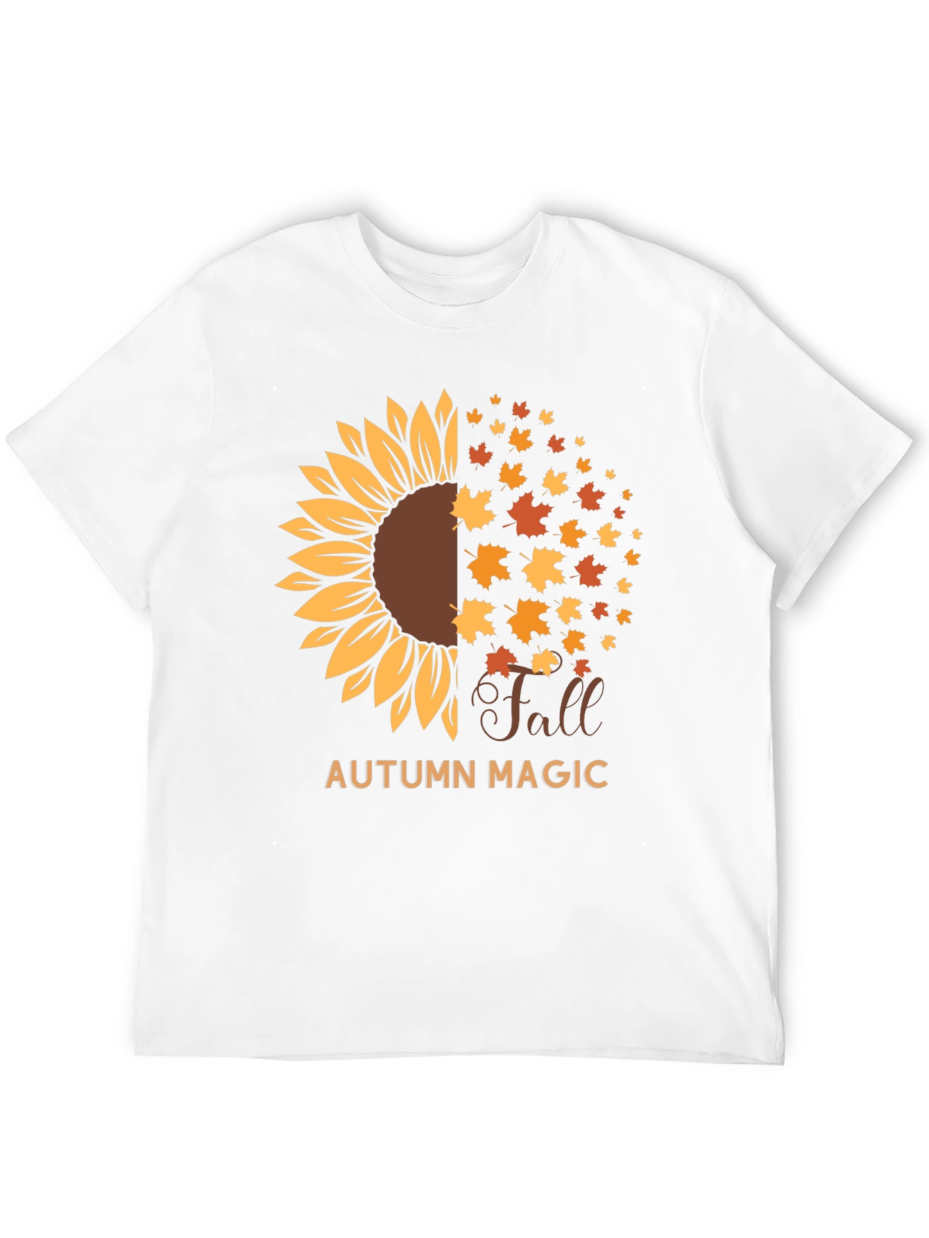 Autumn Magic Sunflower Graphic Tee