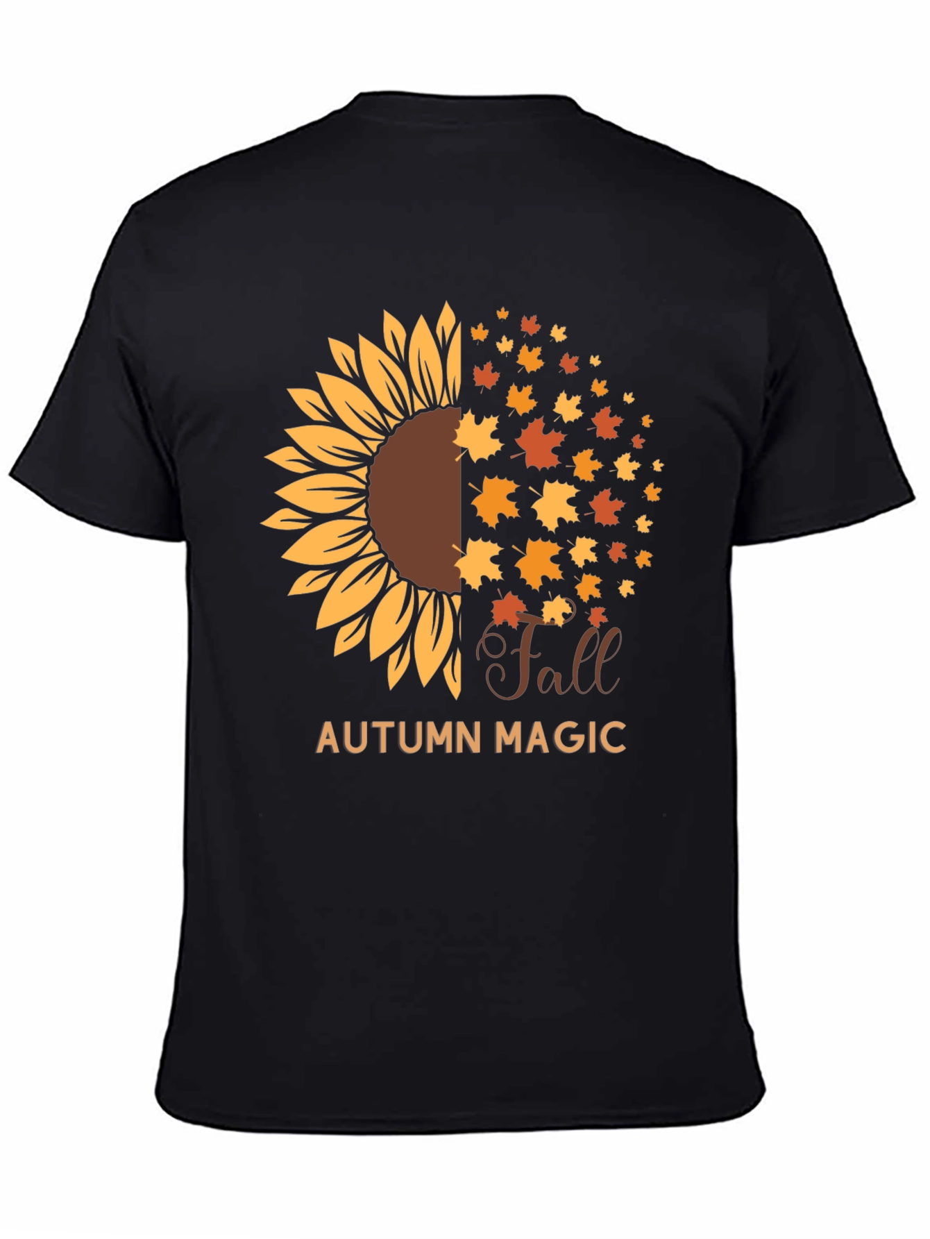 Autumn Magic Sunflower Graphic Tee