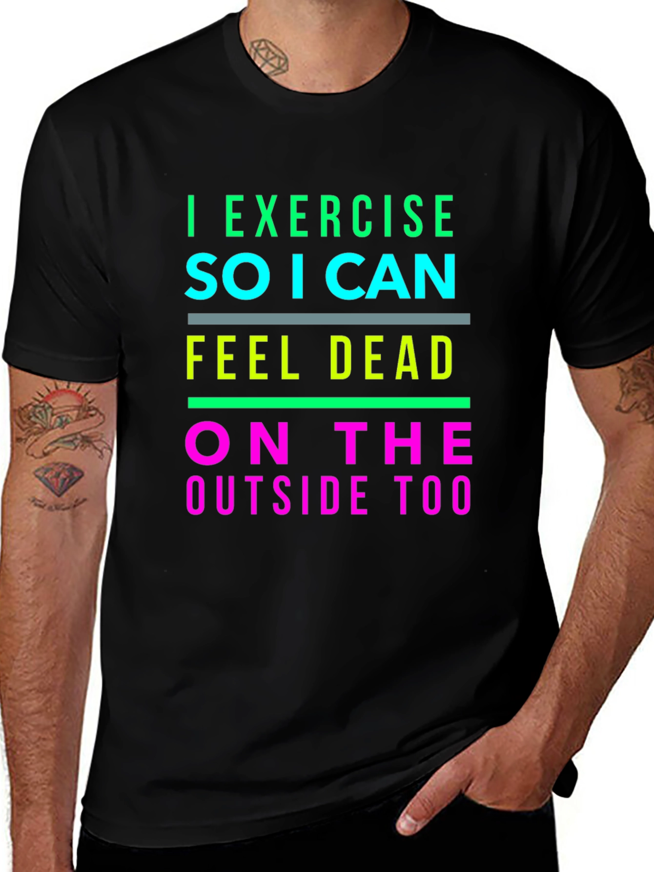 I Exercise So I Can Feel Dead T-Shirt