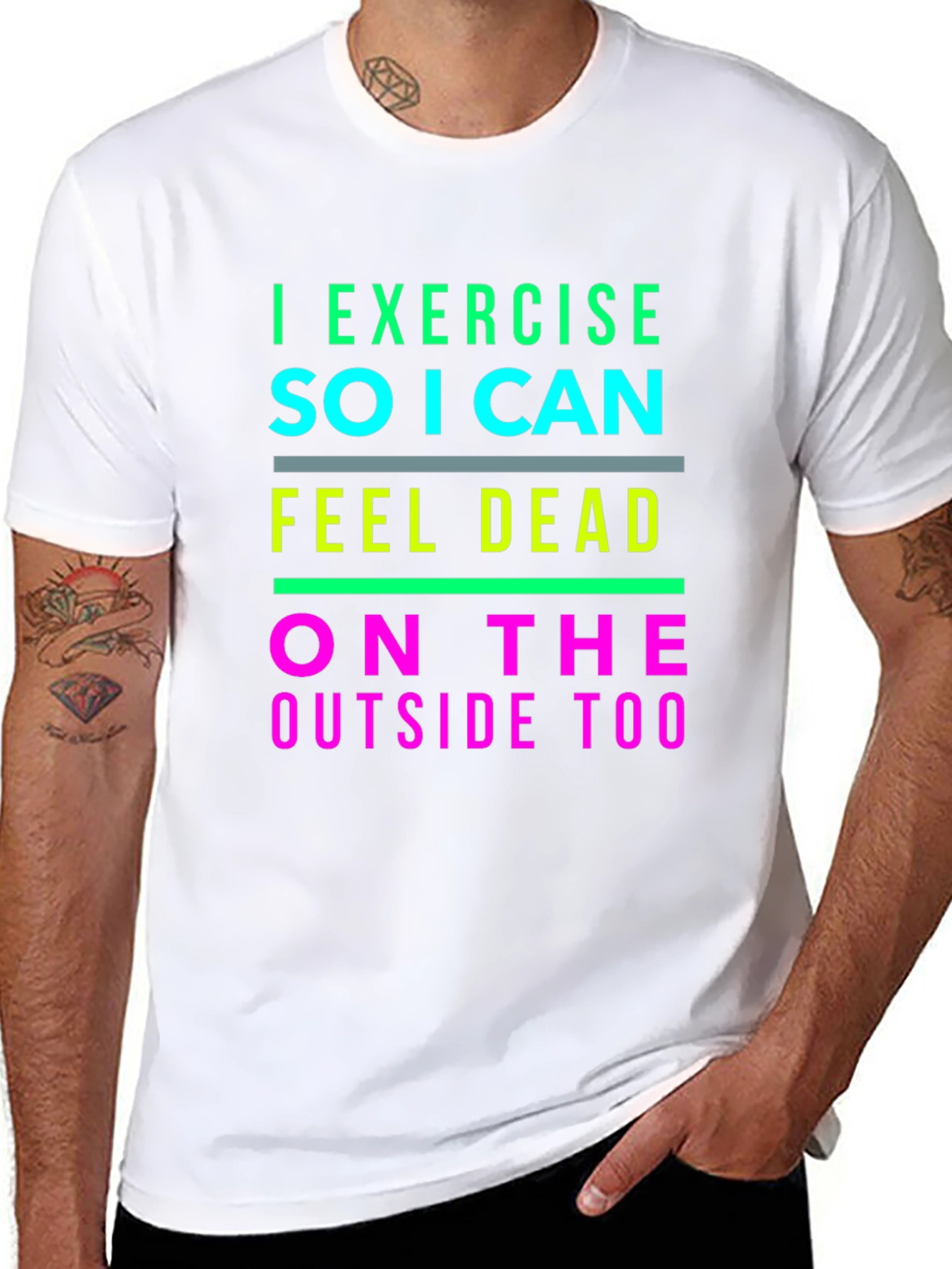 I Exercise So I Can Feel Dead T-Shirt