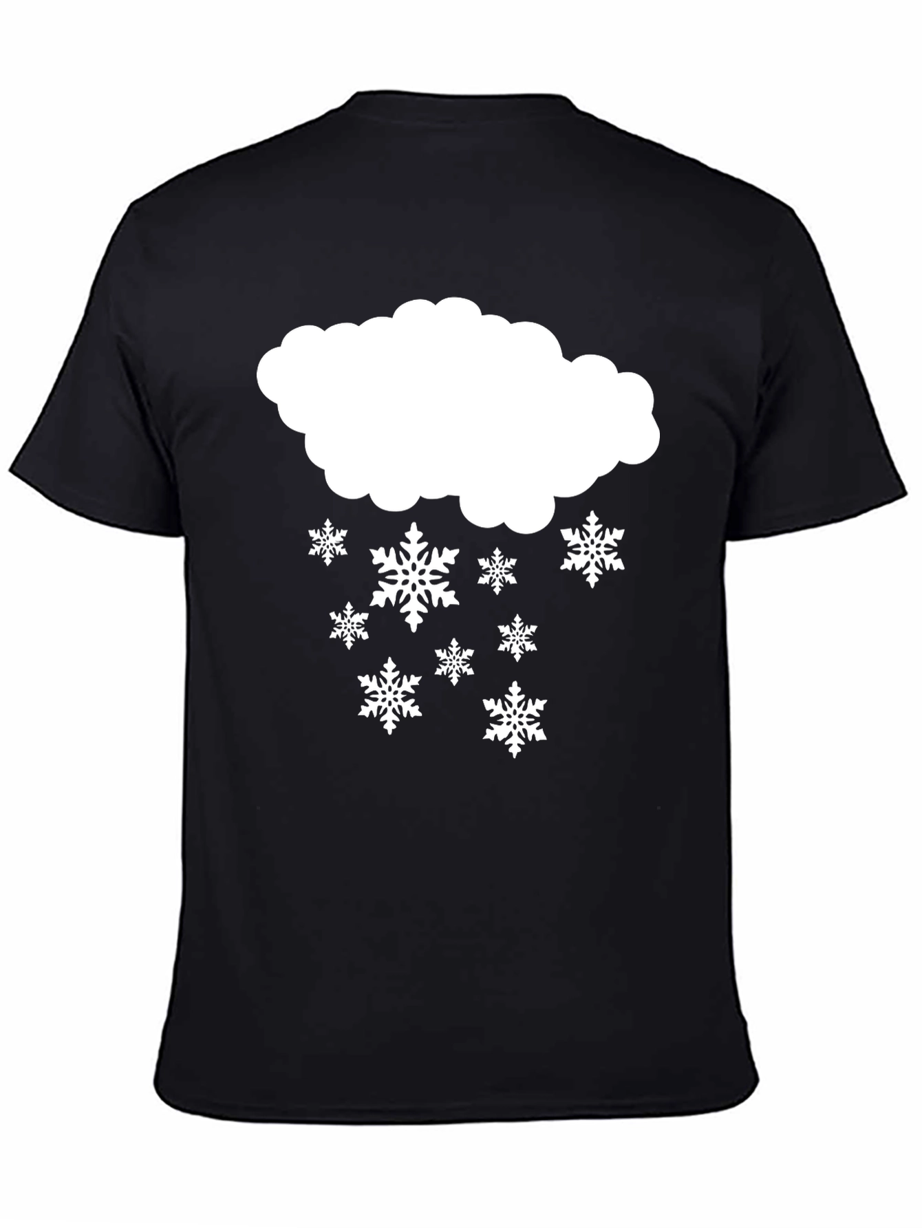 Snowy Weather Black Tee