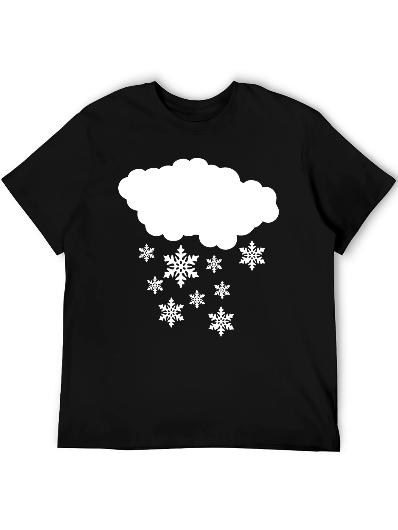 Snowy Weather Black Tee