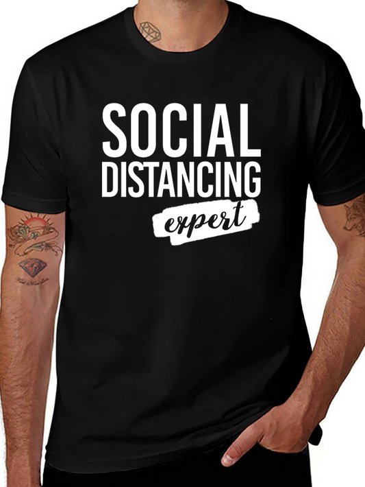 Social Distancing Expert Graphic T-Shirt