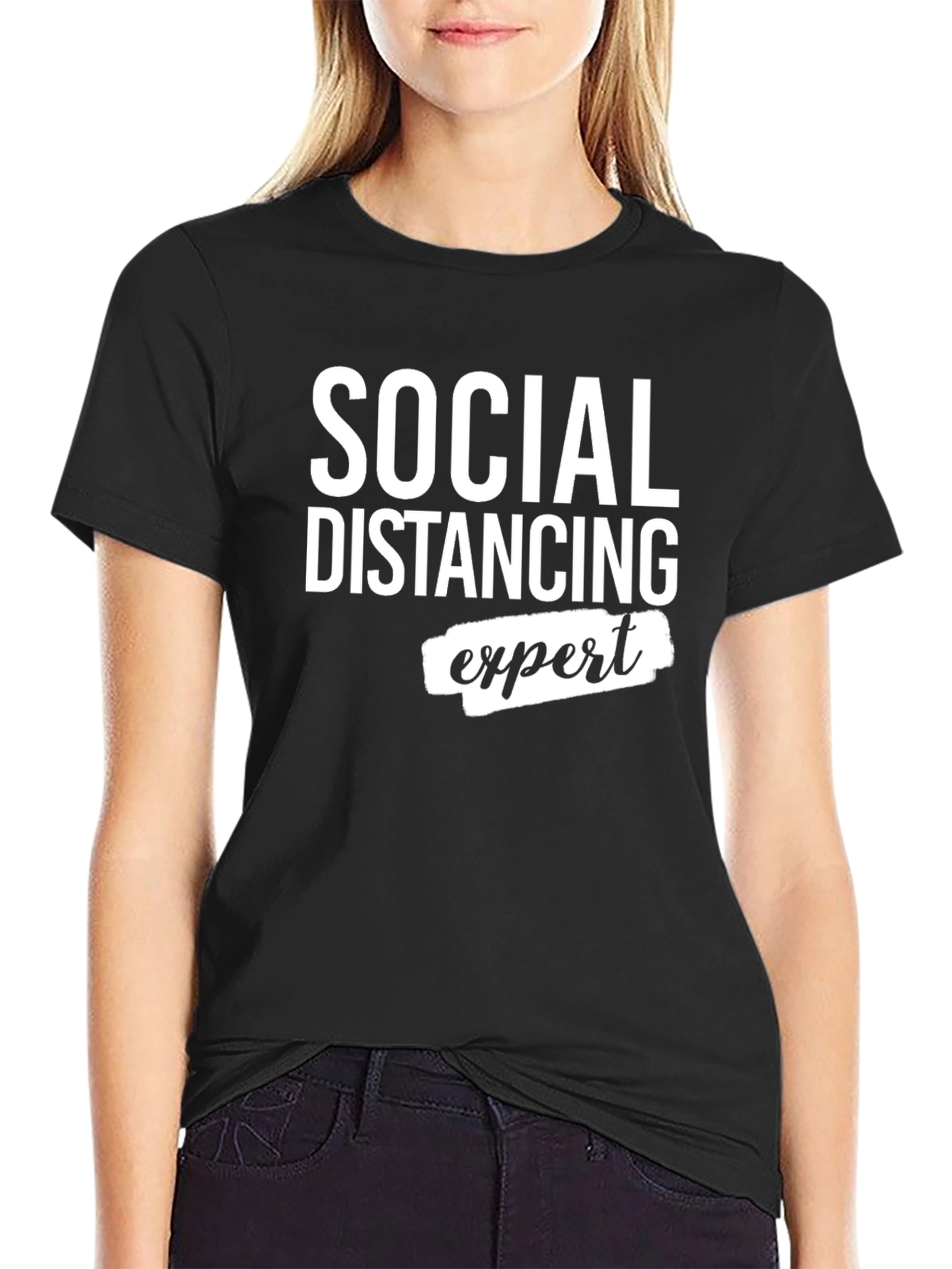 Social Distancing Expert Graphic T-Shirt