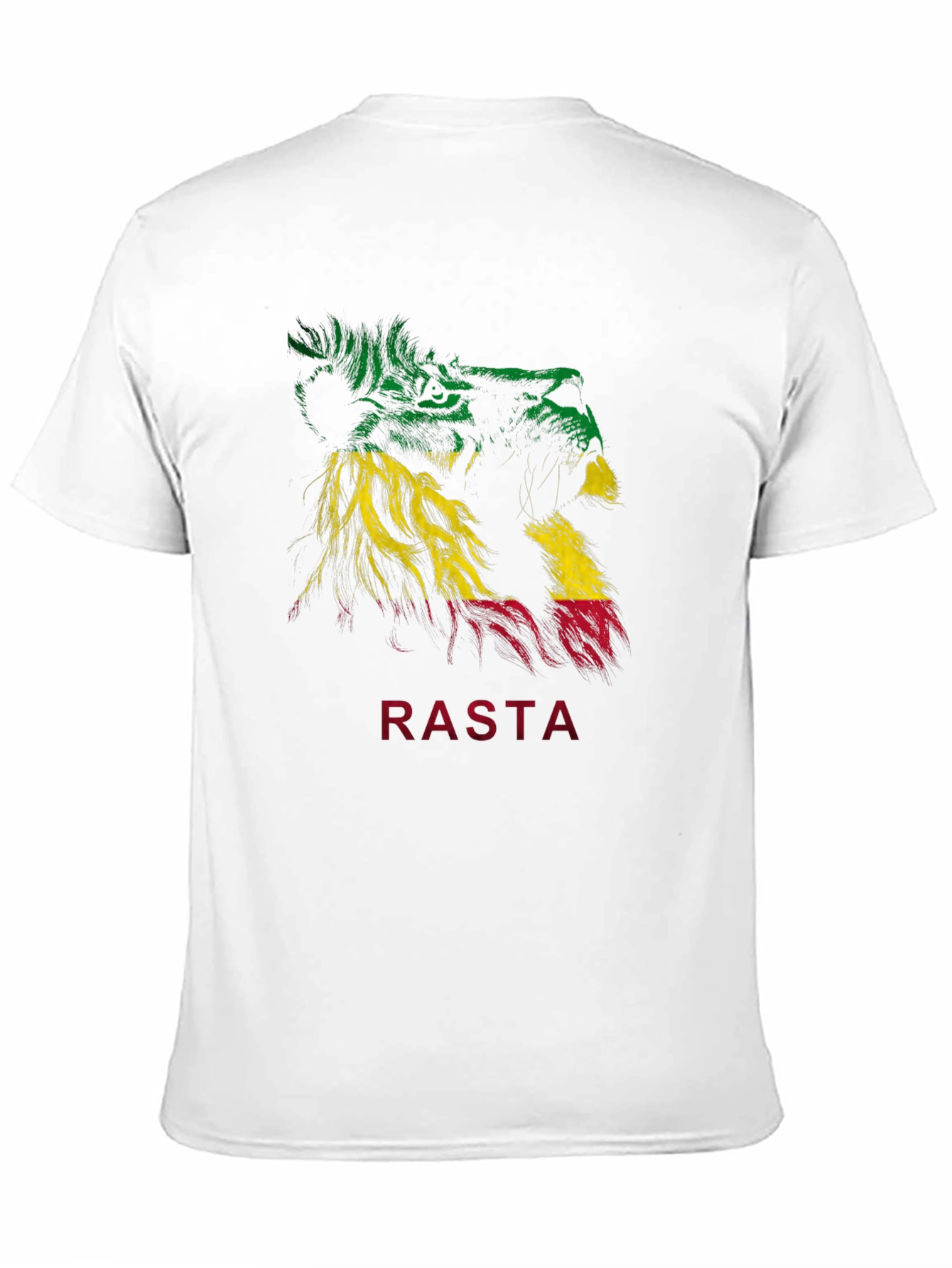 Rasta Lion Graphic T-Shirt - Reggae Inspired Tee