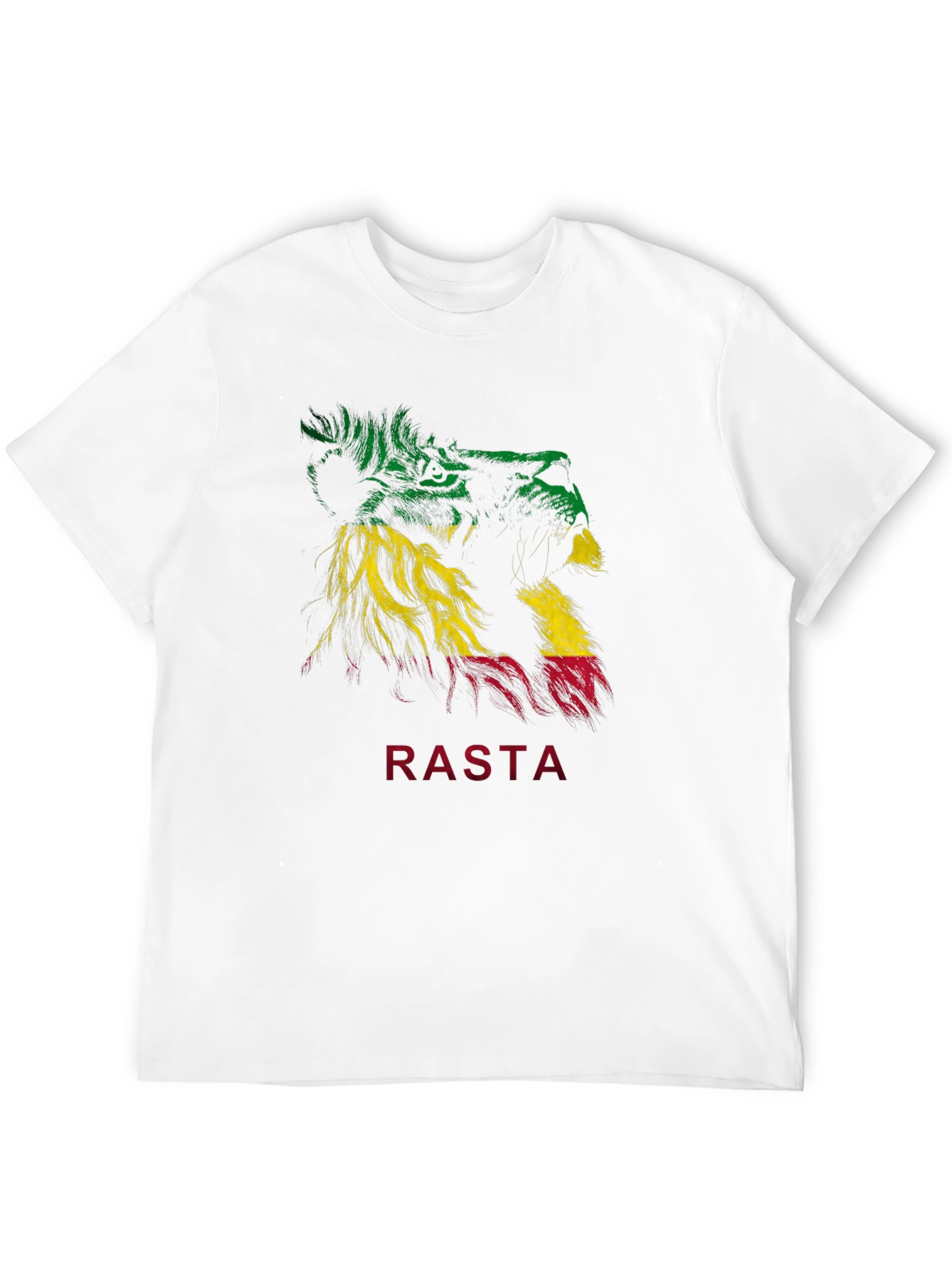 Rasta Lion Graphic T-Shirt - Reggae Inspired Tee