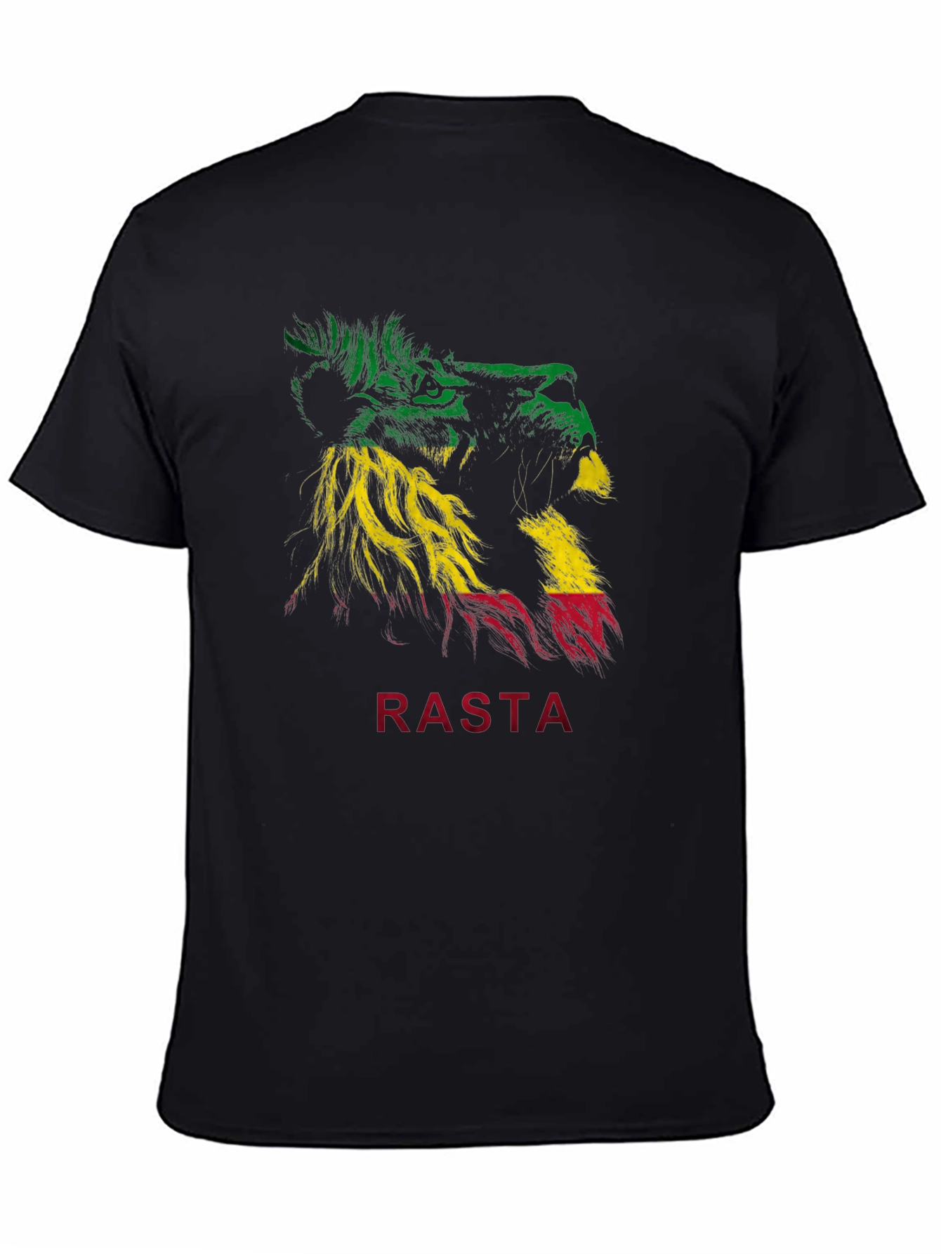Rasta Lion Graphic T-Shirt - Reggae Inspired Tee