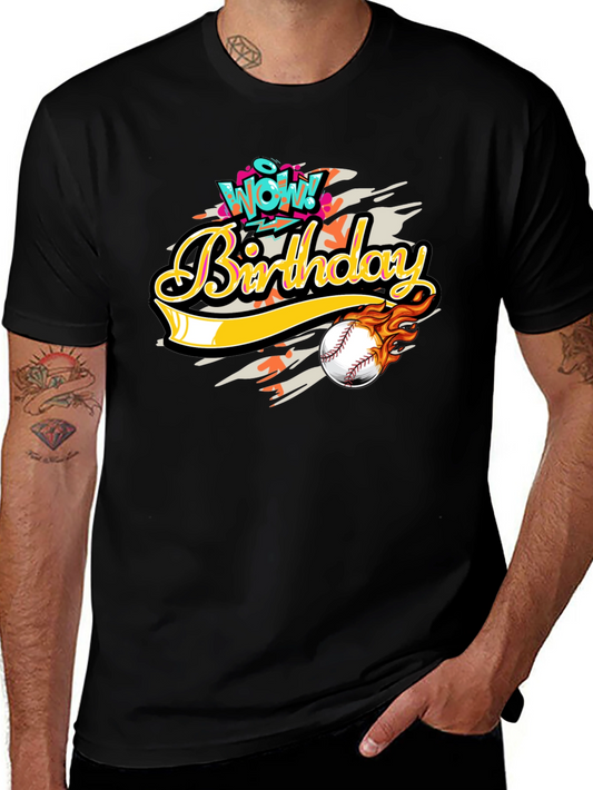 Wow! Birthday Baseball Graphic Tee