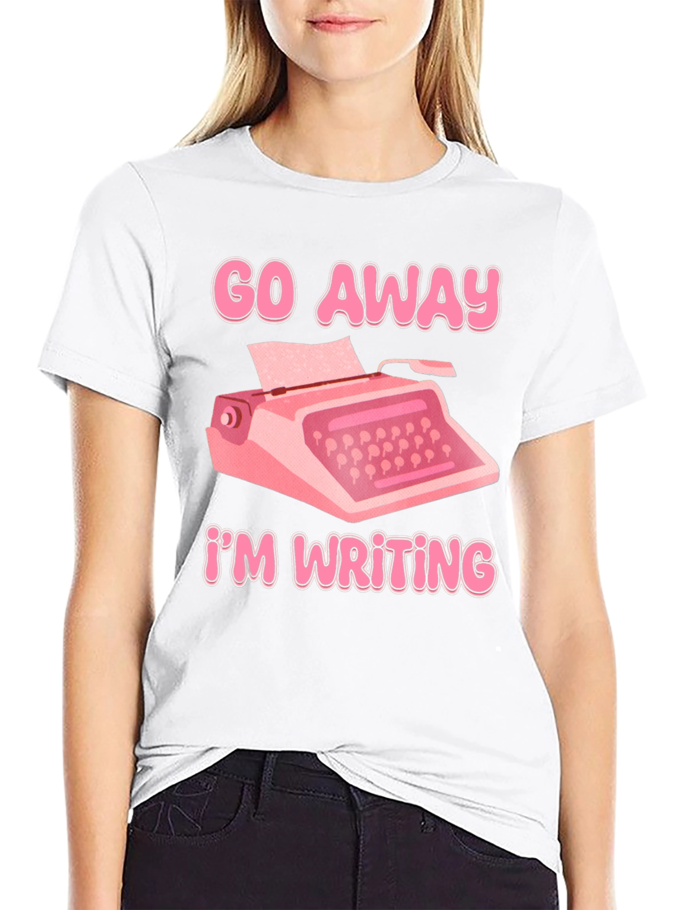 Go Away Im Writing T-Shirt