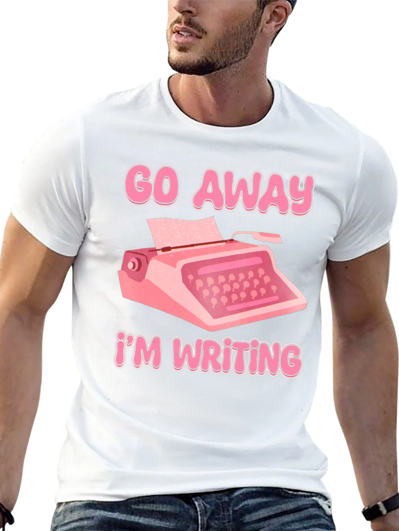 Go Away Im Writing T-Shirt