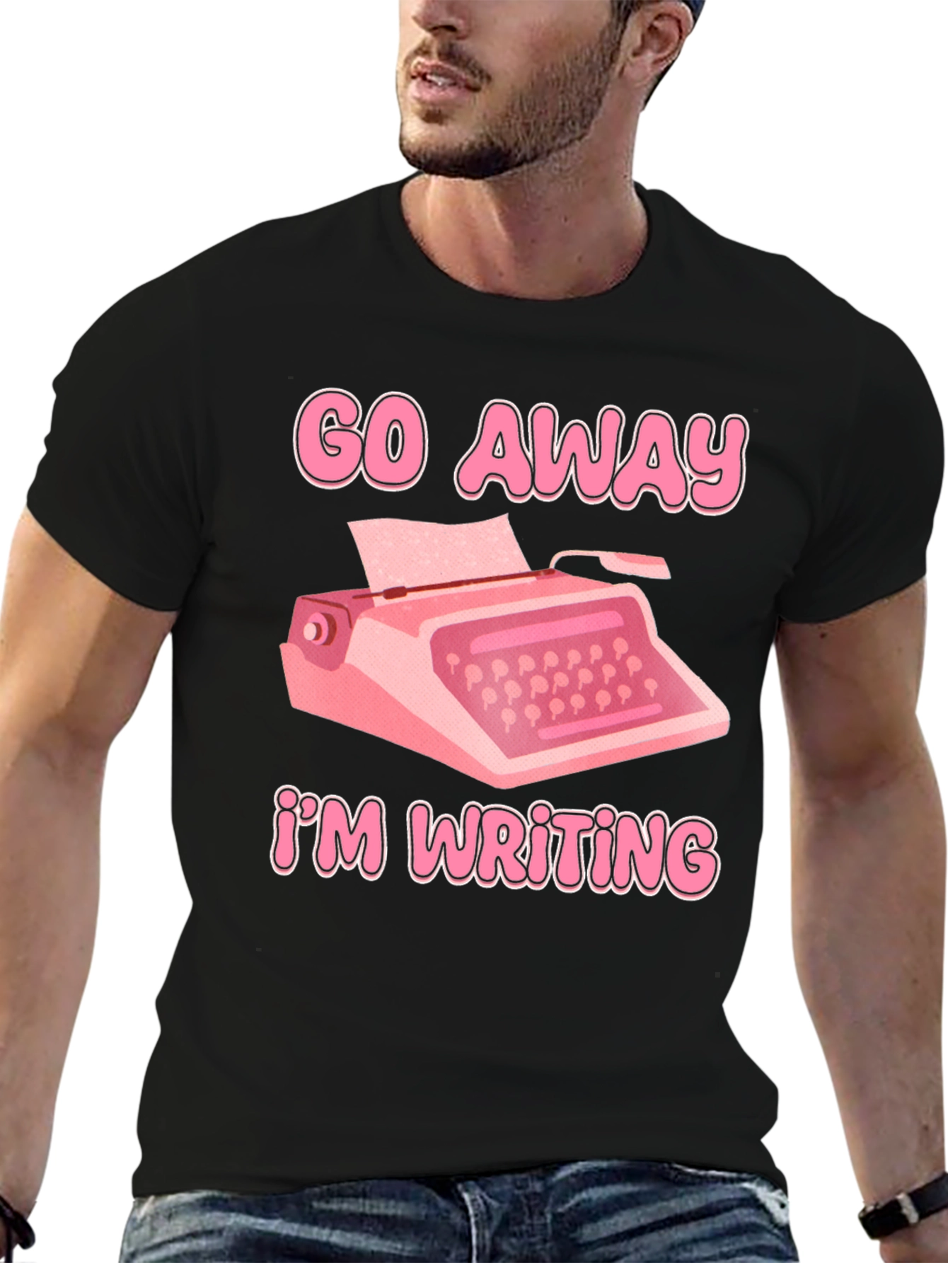 Go Away Im Writing T-Shirt