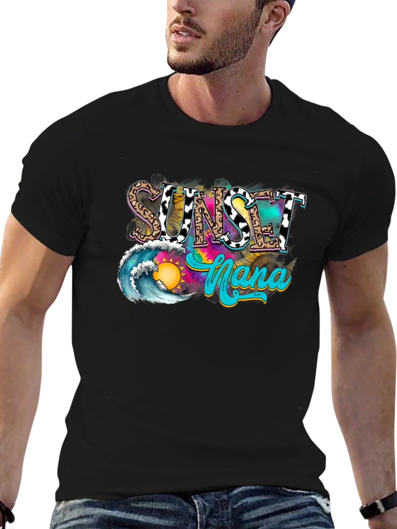 Sunset Nana Graphic T-Shirt