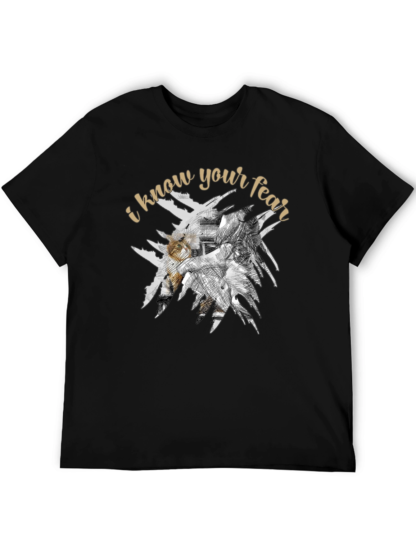 I Know Your Fear Graphic Tee - Black