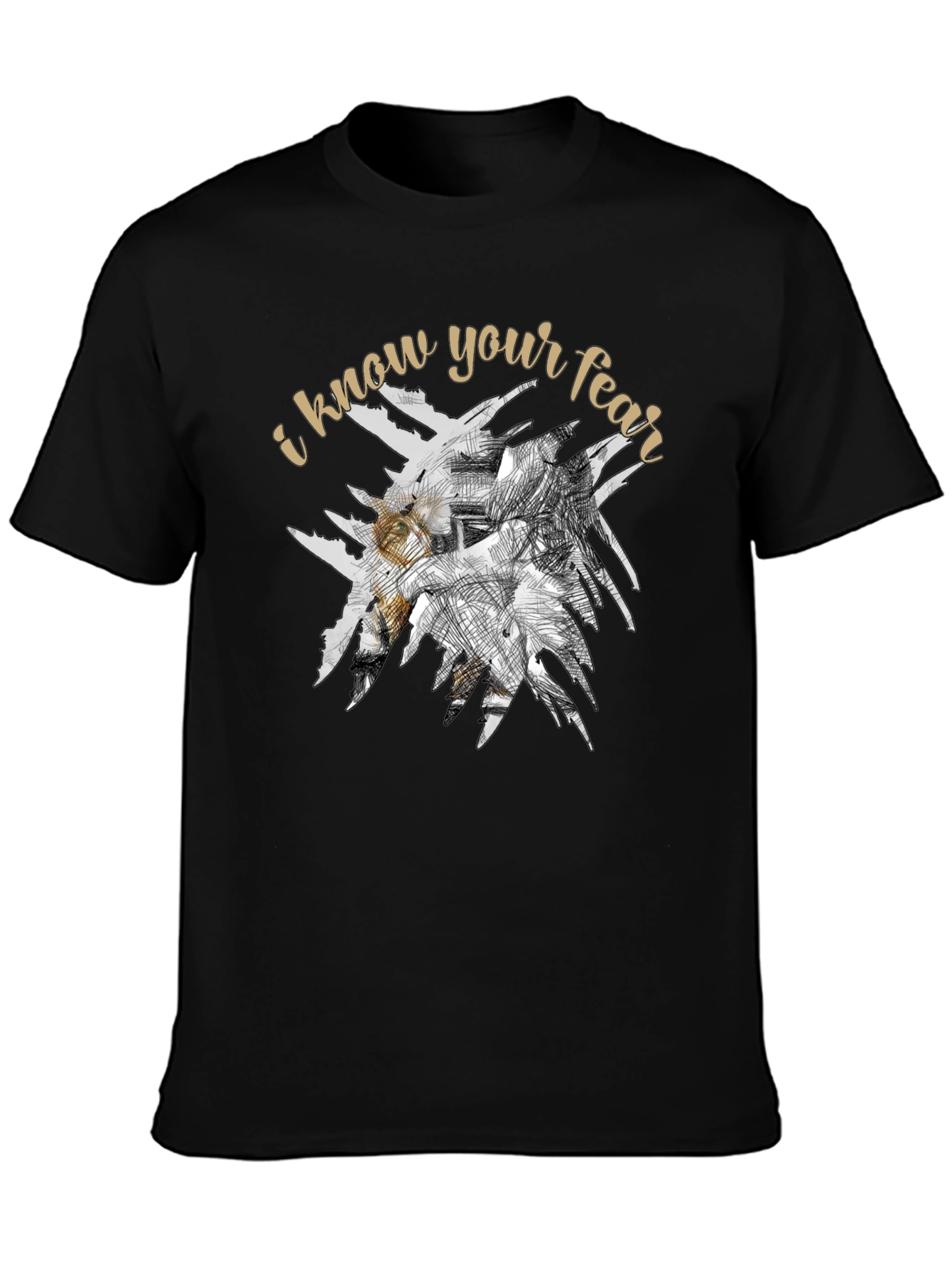 I Know Your Fear Graphic Tee - Black