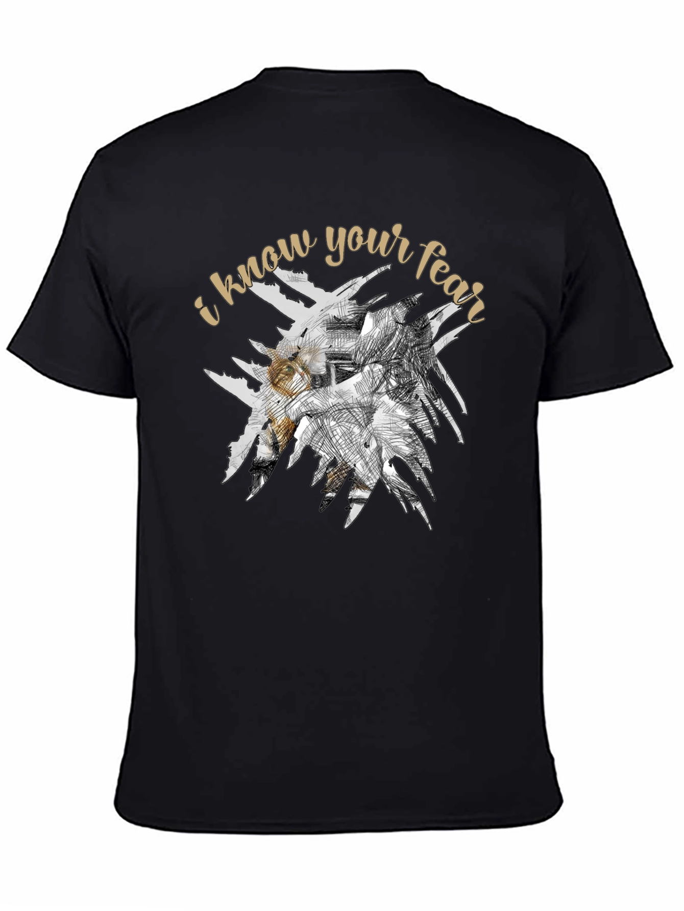 I Know Your Fear Graphic Tee - Black