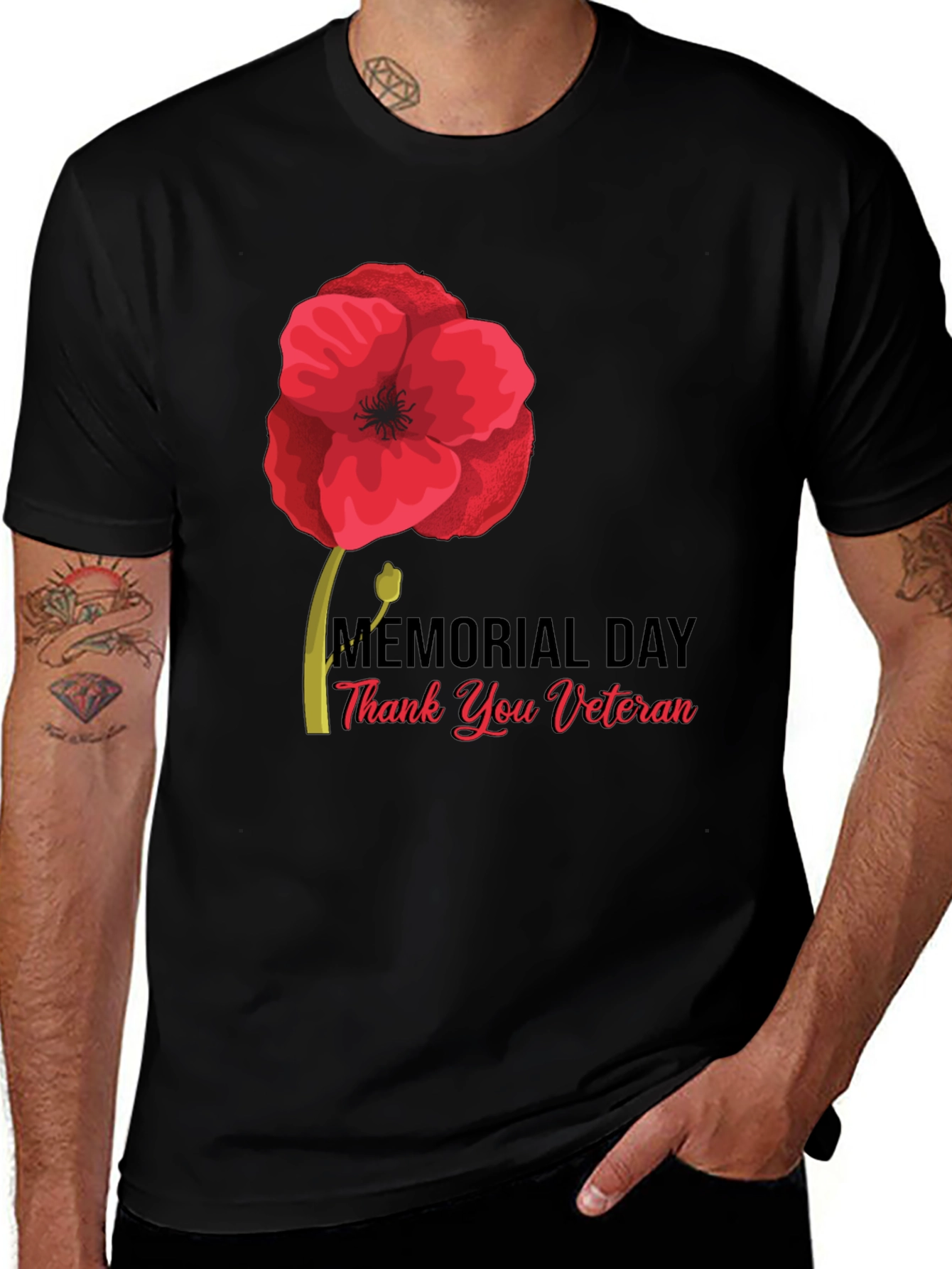 Memorial Day Thank You Veteran T-Shirt