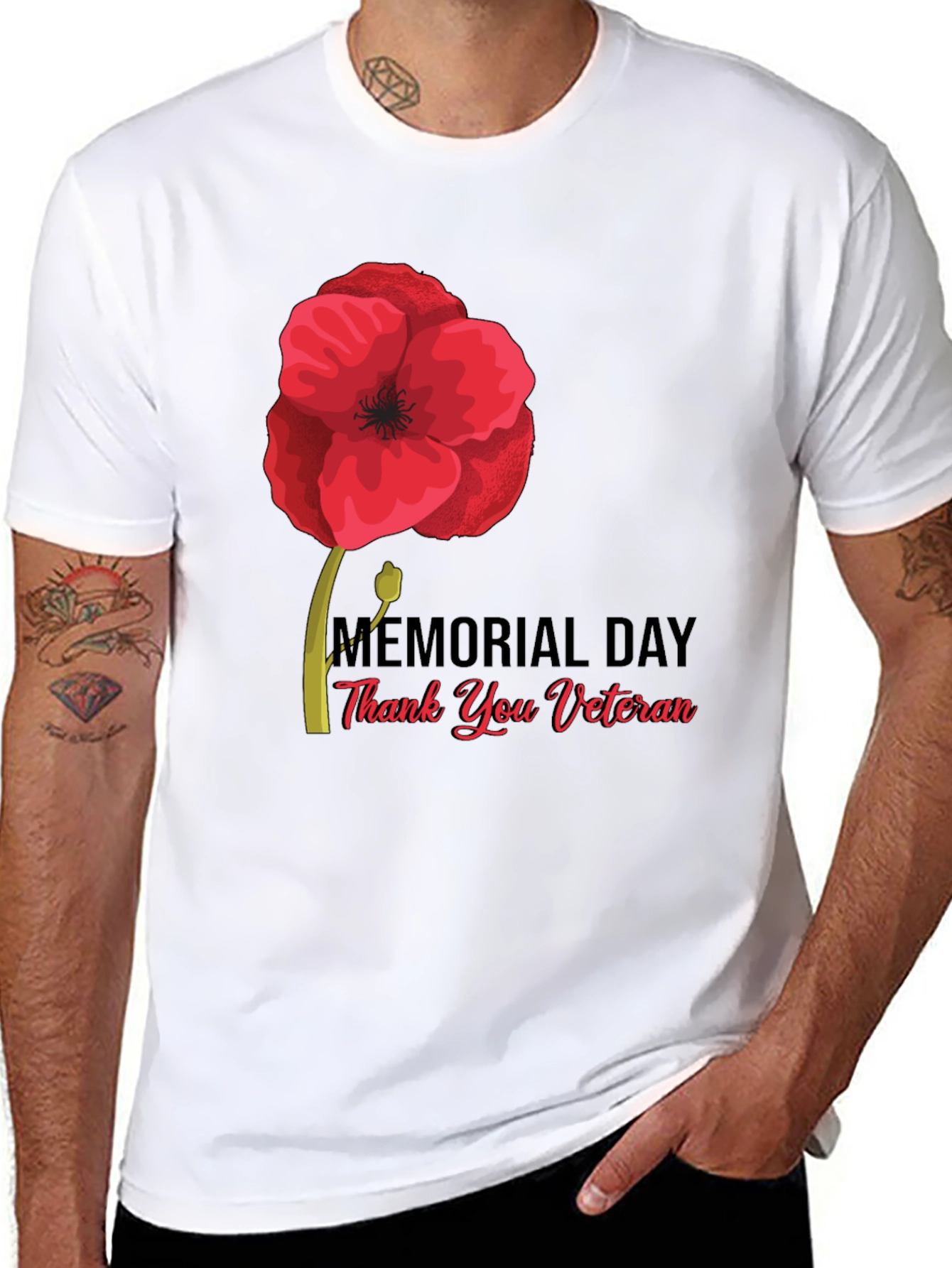 Memorial Day Thank You Veteran T-Shirt