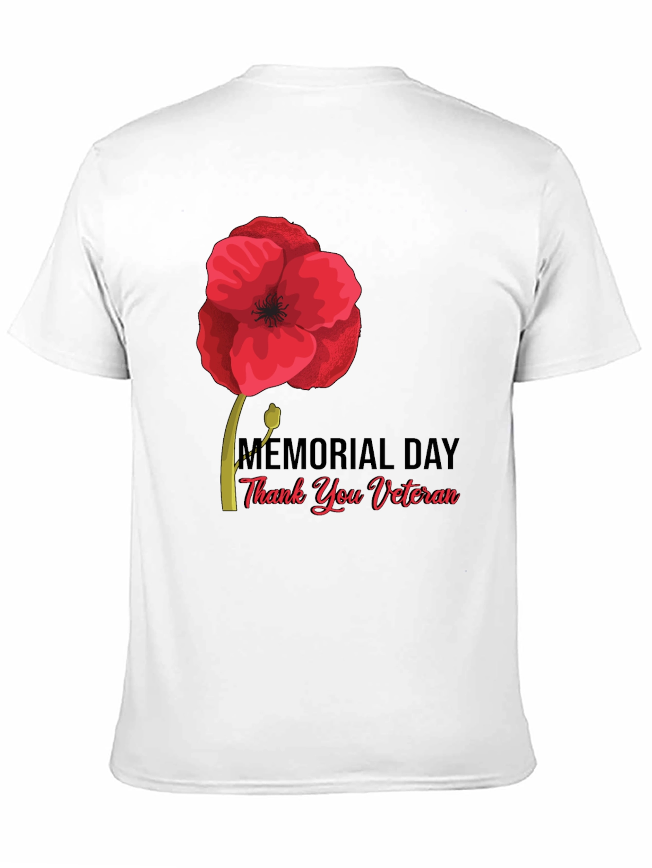 Memorial Day Thank You Veteran T-Shirt