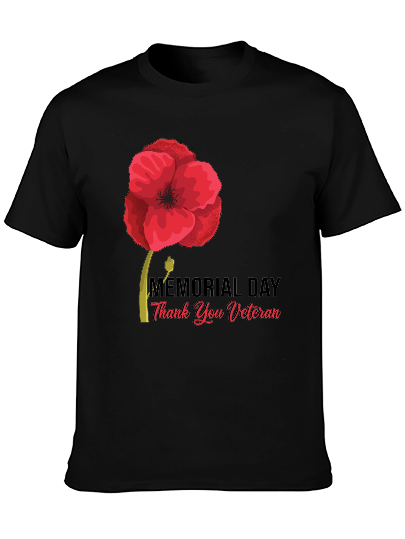 Memorial Day Thank You Veteran T-Shirt