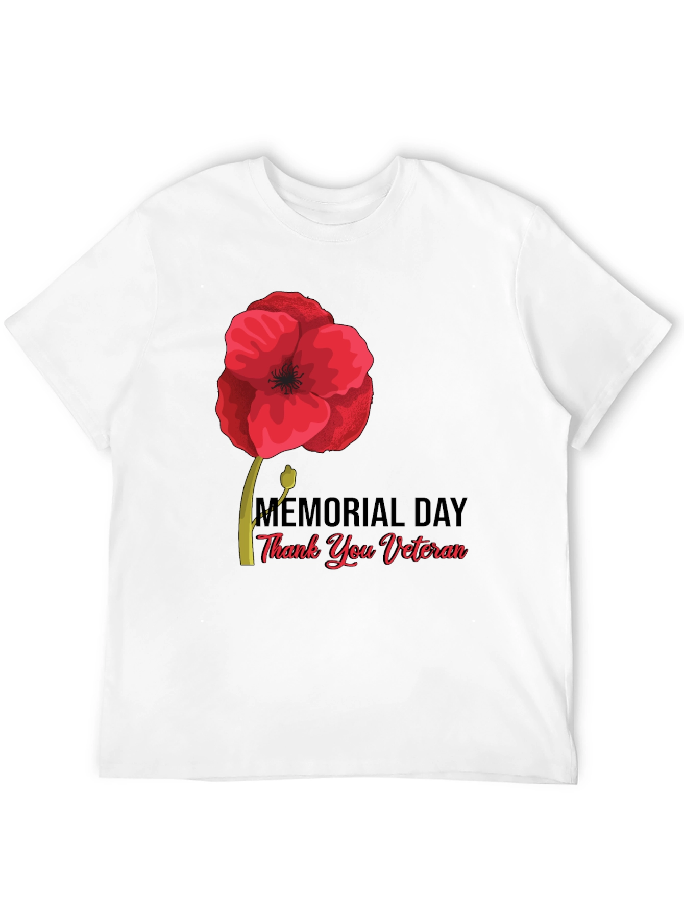 Memorial Day Thank You Veteran T-Shirt