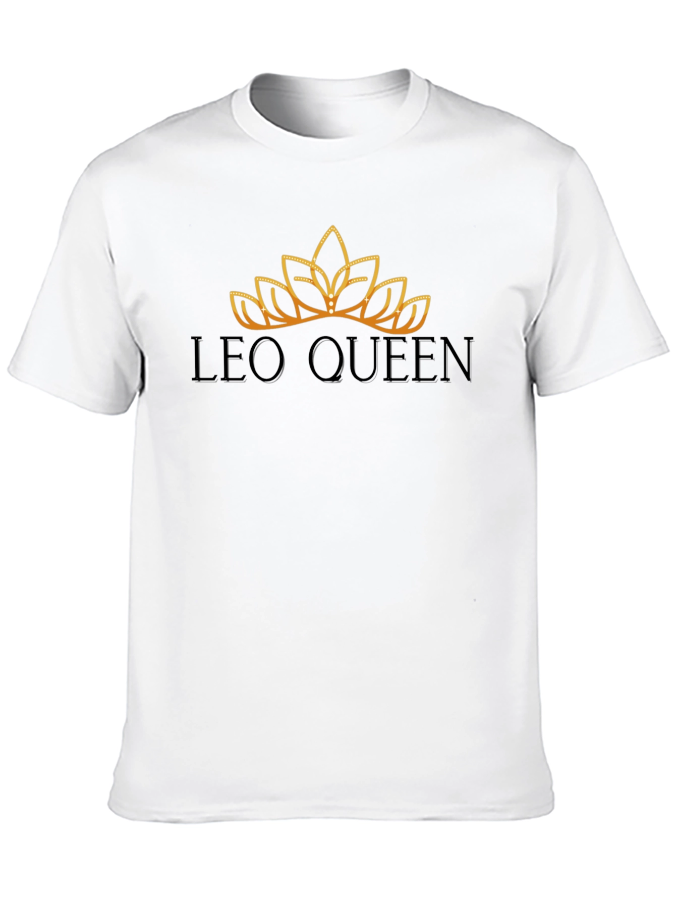 Leo Queen Graphic T-Shirt - Black