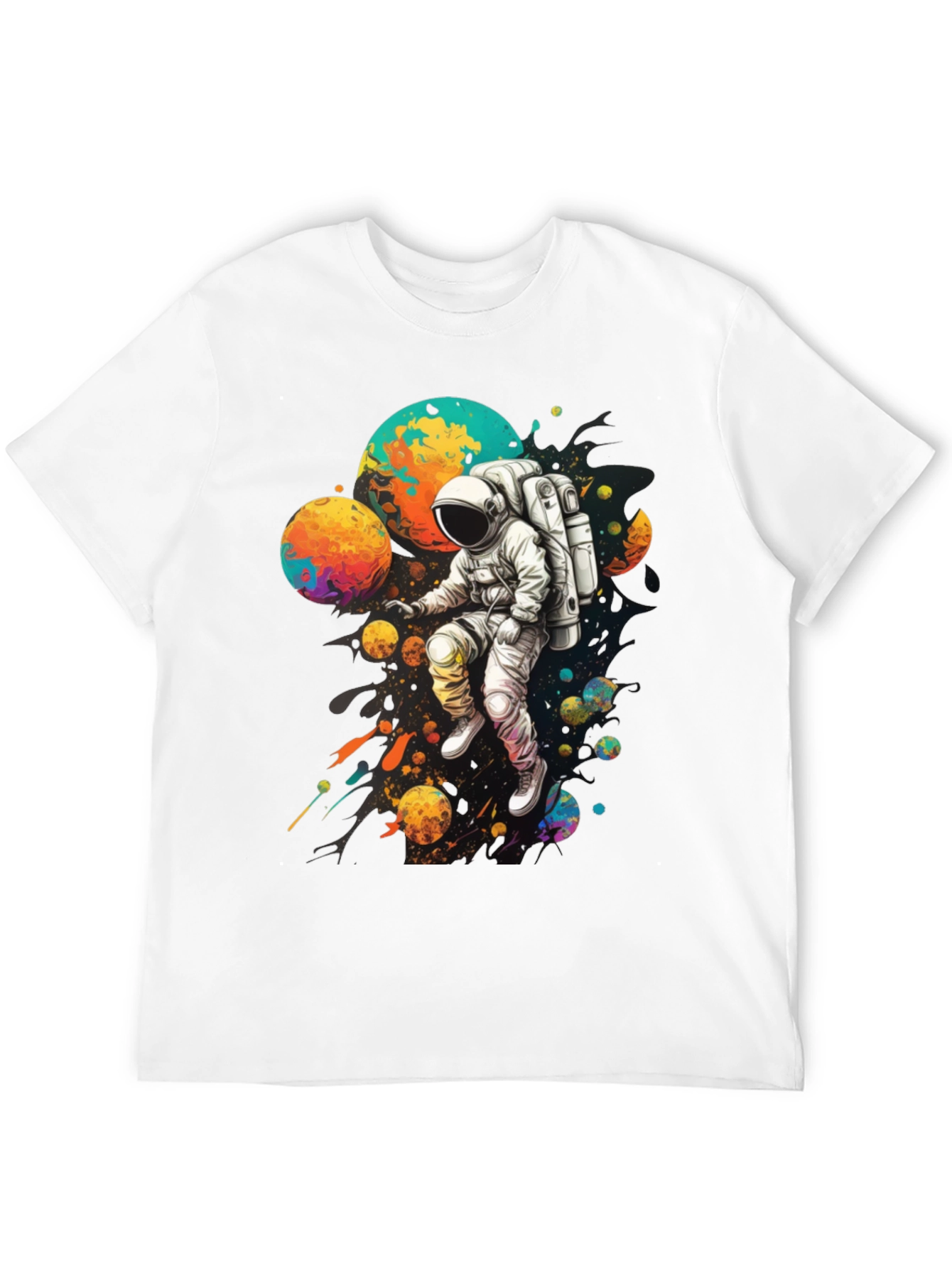 Astronaut Galaxy T-Shirt - Space Adventure Tee