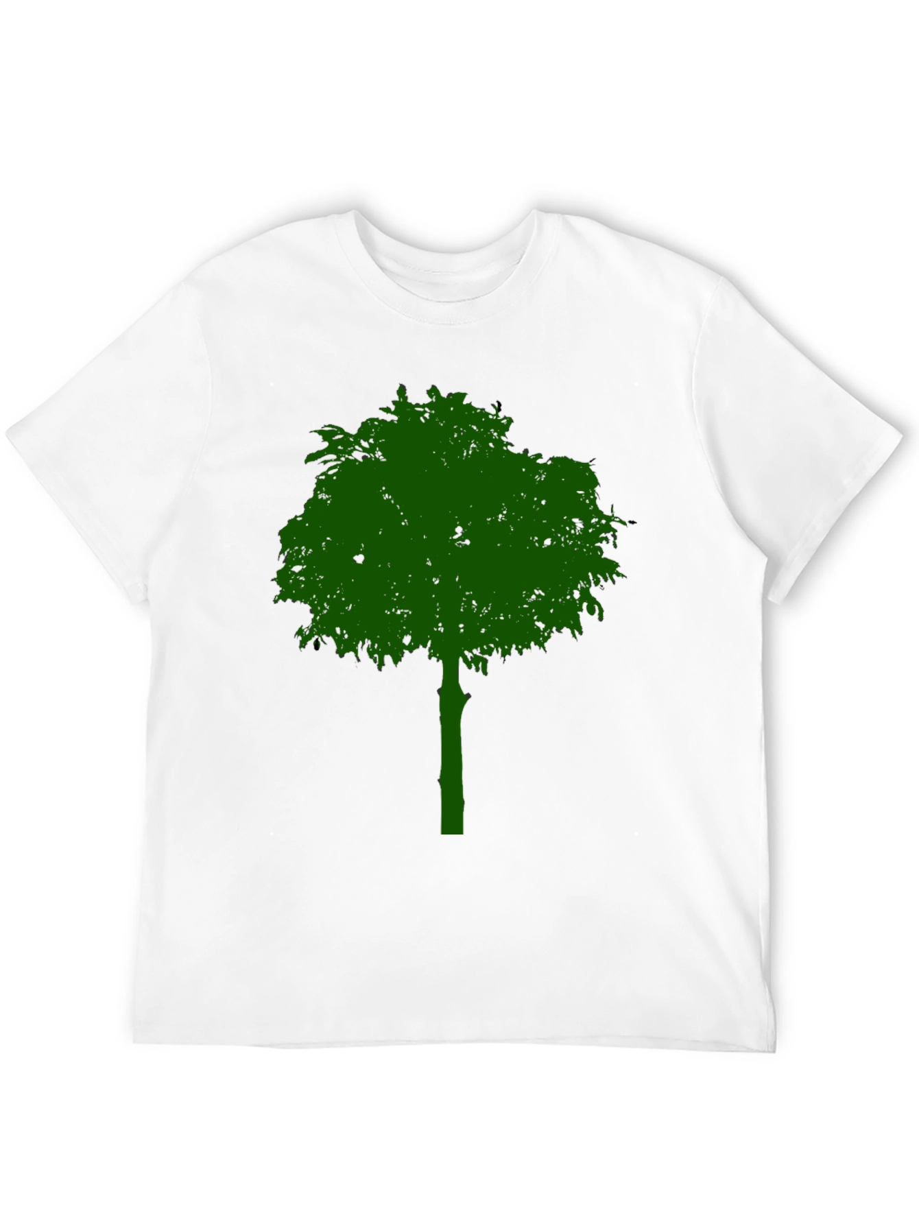 Green Tree Graphic Black T-Shirt - Nature Lover Tee