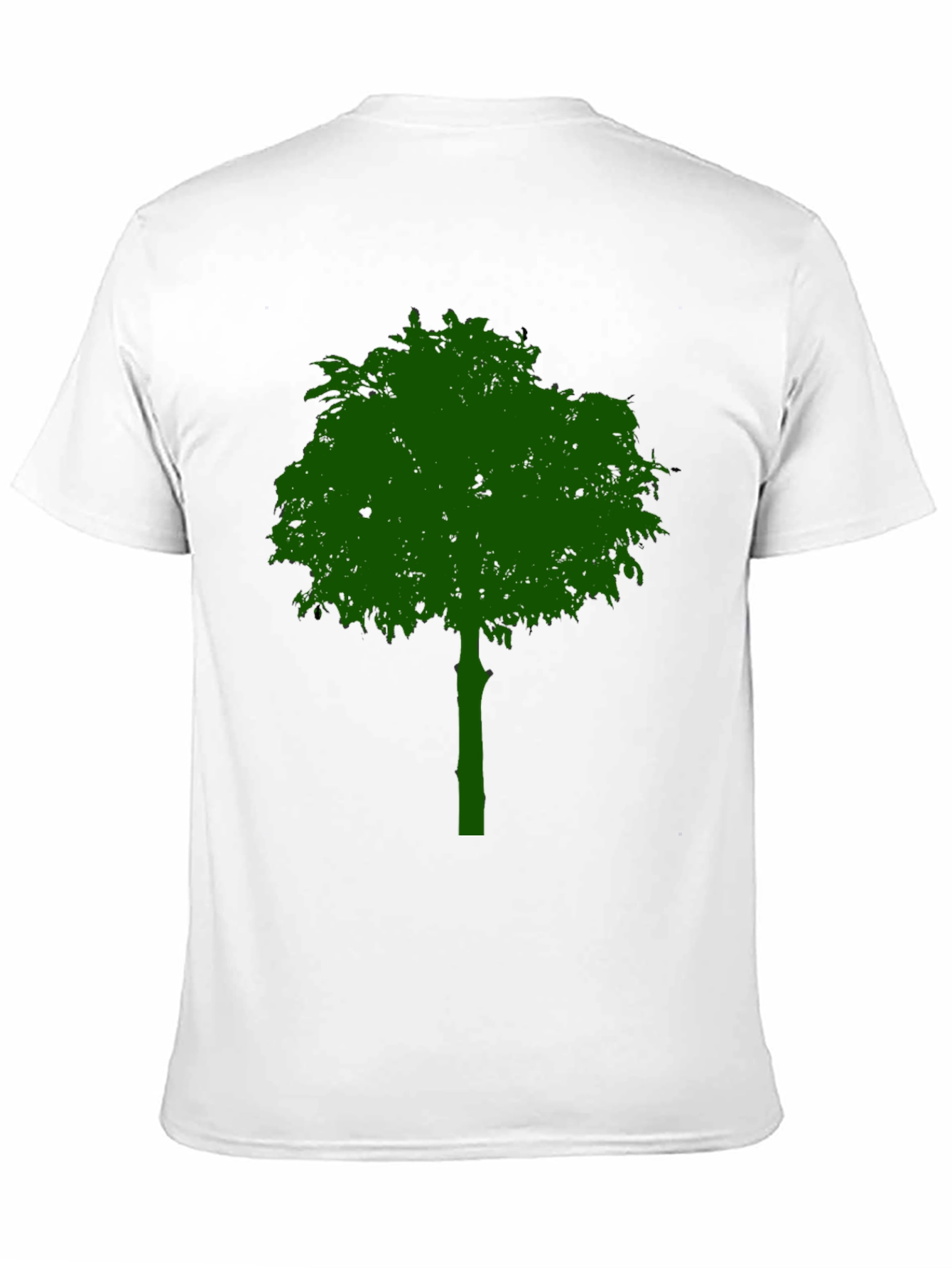 Green Tree Graphic Black T-Shirt - Nature Lover Tee