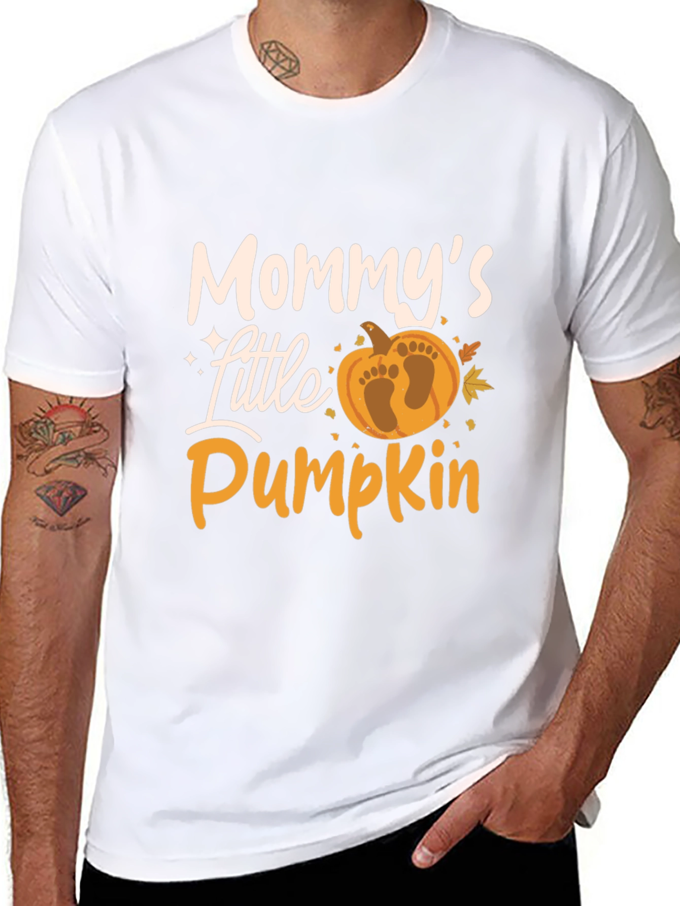 Mommys Little Pumpkin Baby Announcement Tee