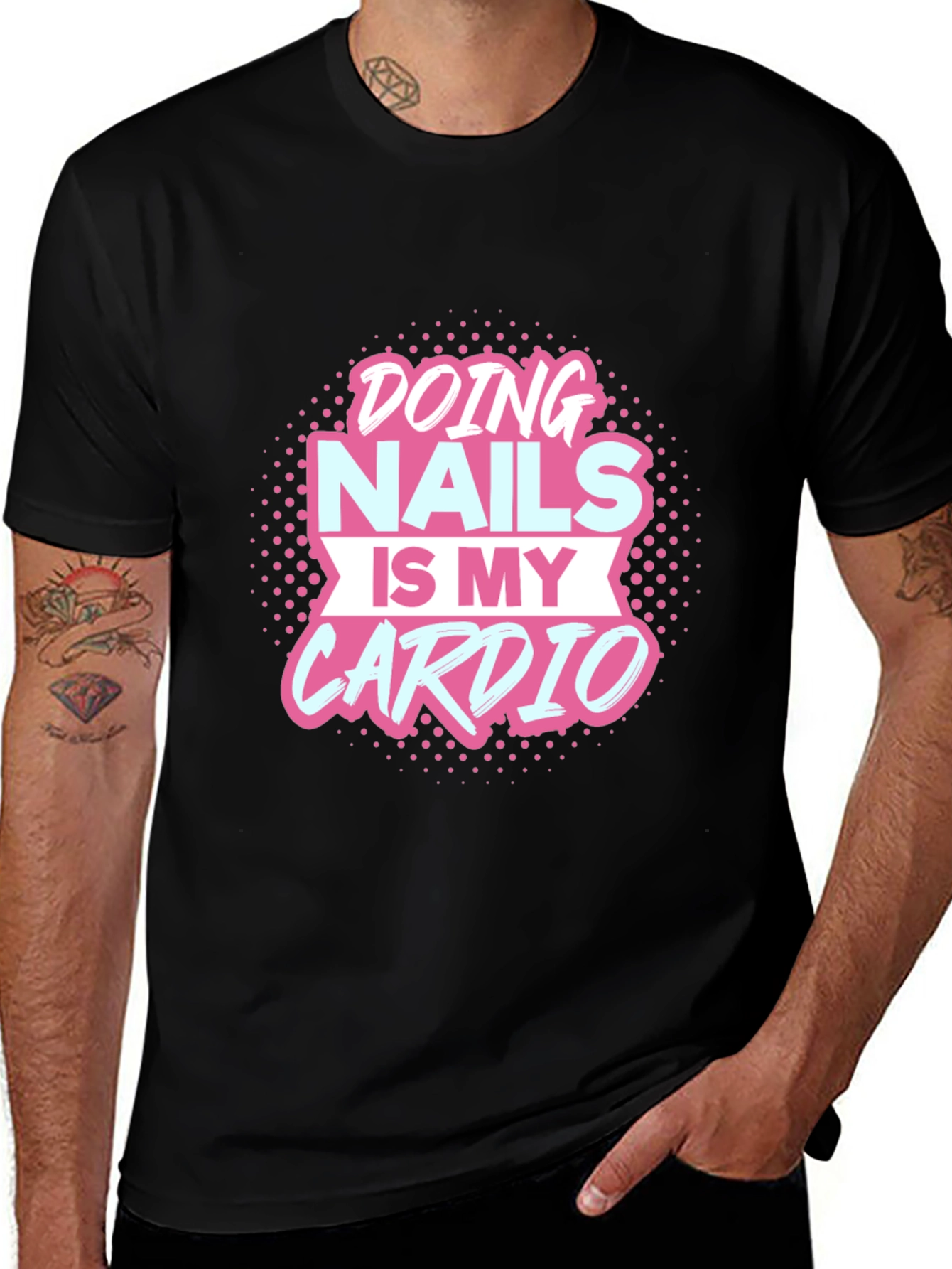 Nails Cardio Black T-Shirt