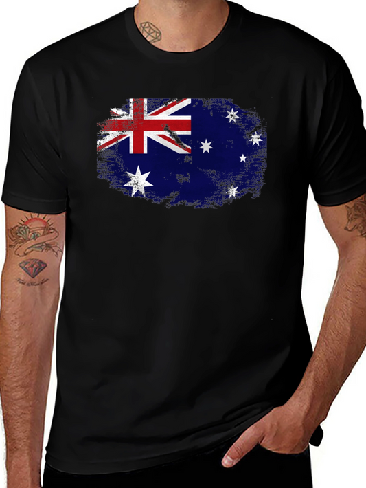 Australian Flag Graphic T-Shirt - Patriotic Pride