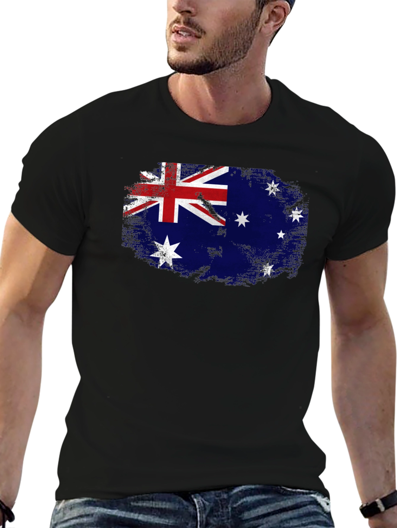 Australian Flag Graphic T-Shirt - Patriotic Pride