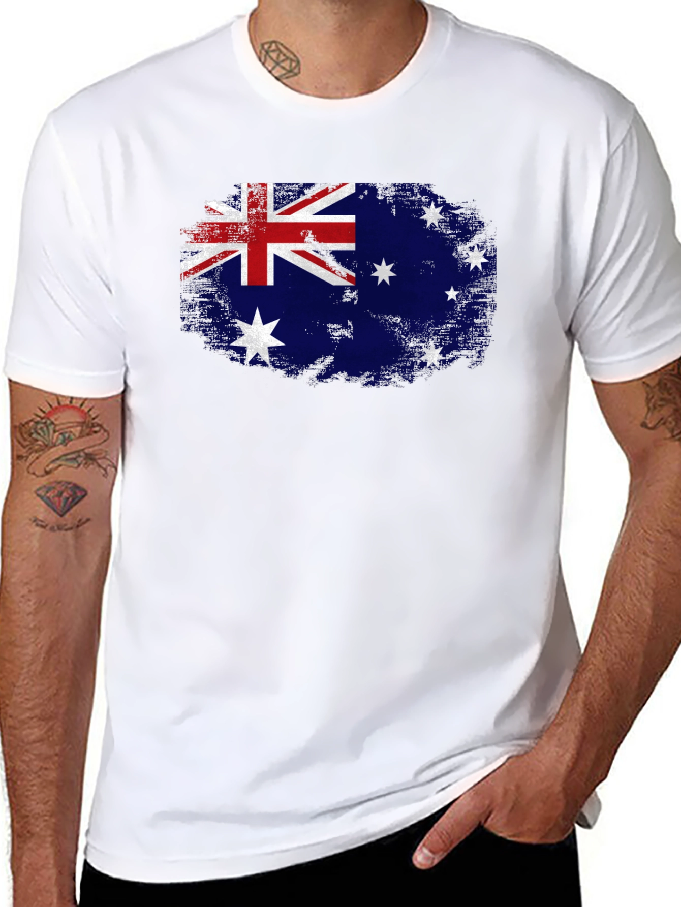 Australian Flag Graphic T-Shirt - Patriotic Pride