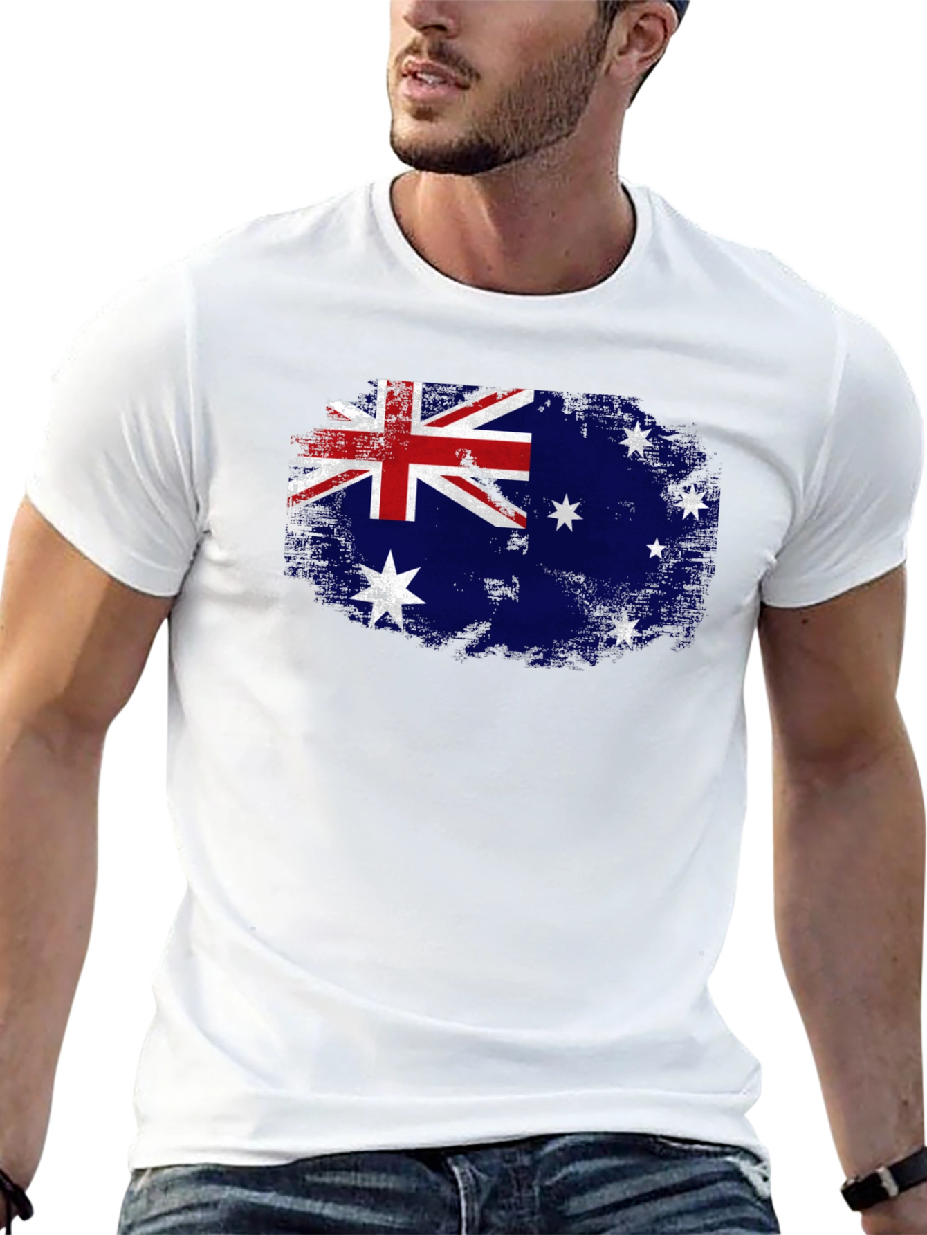 Australian Flag Graphic T-Shirt - Patriotic Pride