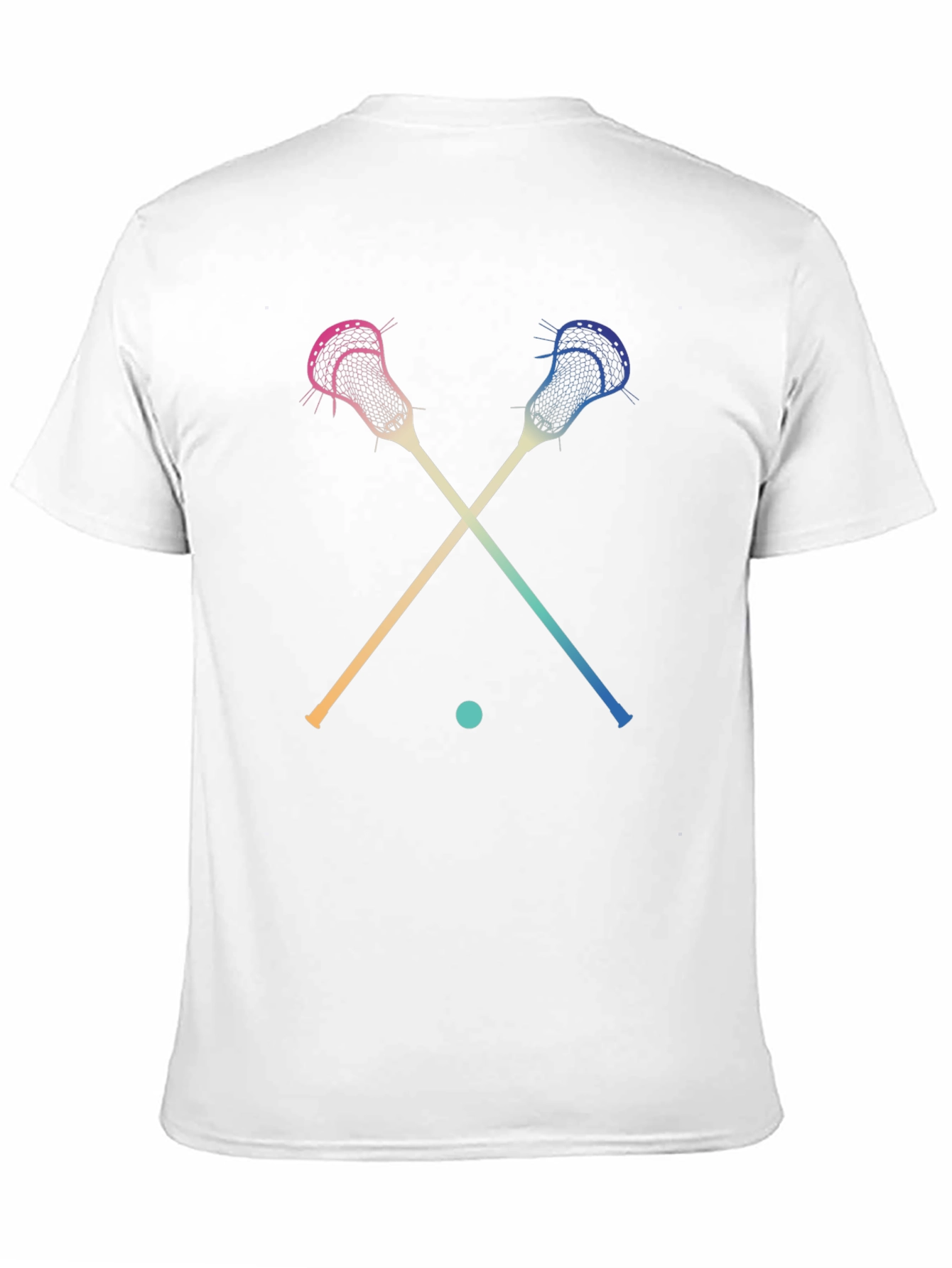 Lacrosse Sticks Graphic Tee - Sports Fan Apparel