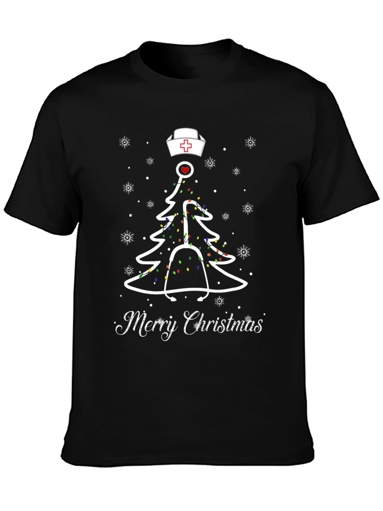 Nurse Christmas Tree T-Shirt