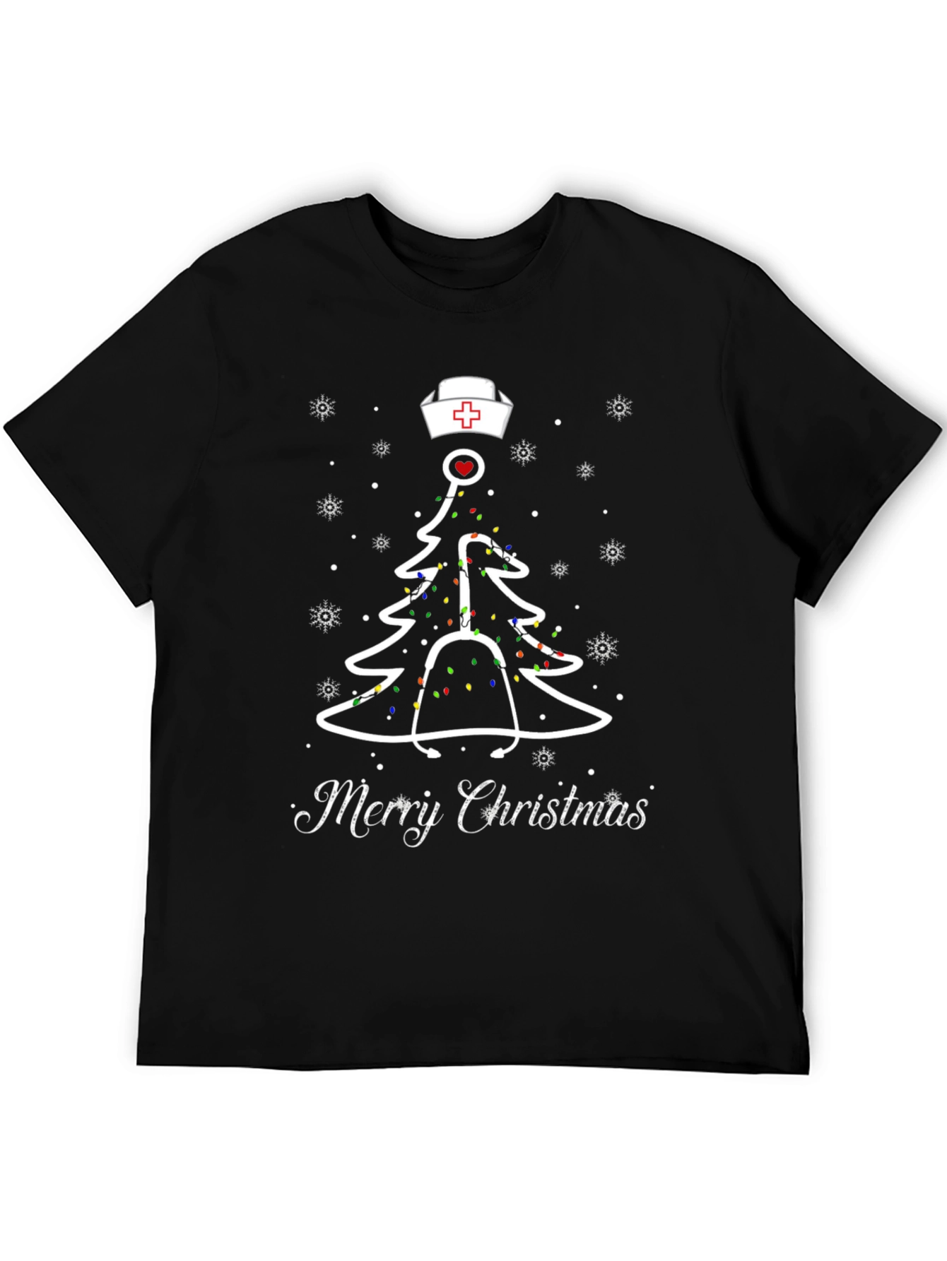 Nurse Christmas Tree T-Shirt